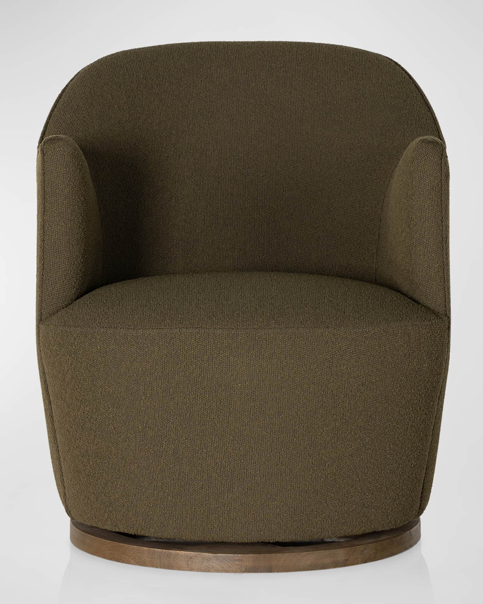 Four Hands Aurora Boucle Swivel Chair Neiman Marcus