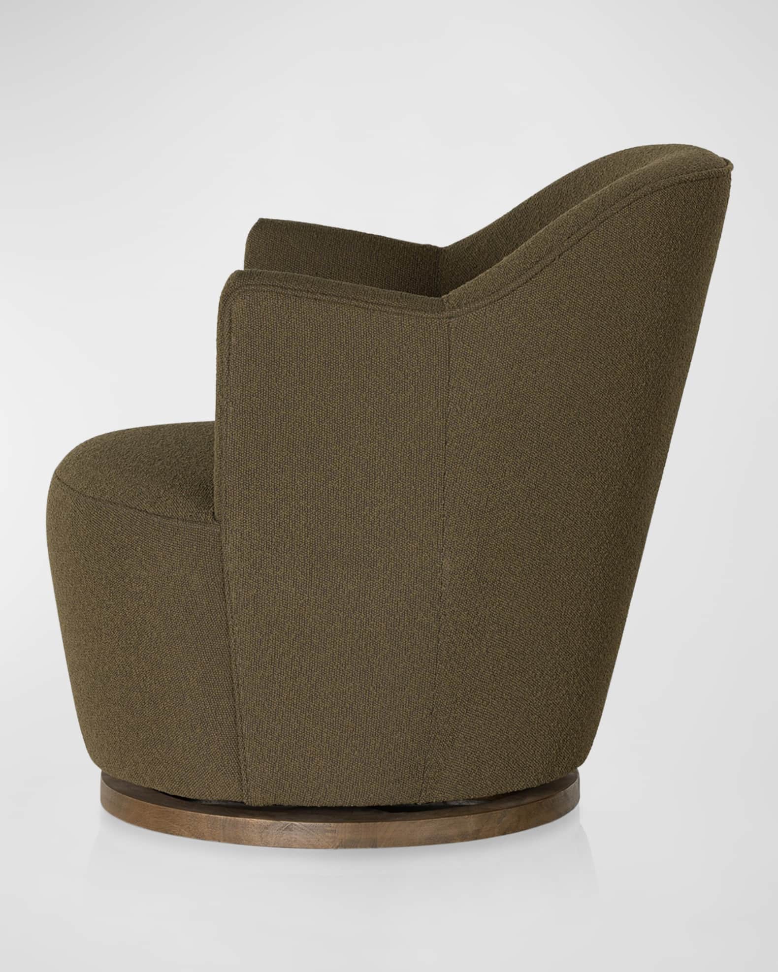 Four Hands Aurora Boucle Swivel Chair Neiman Marcus