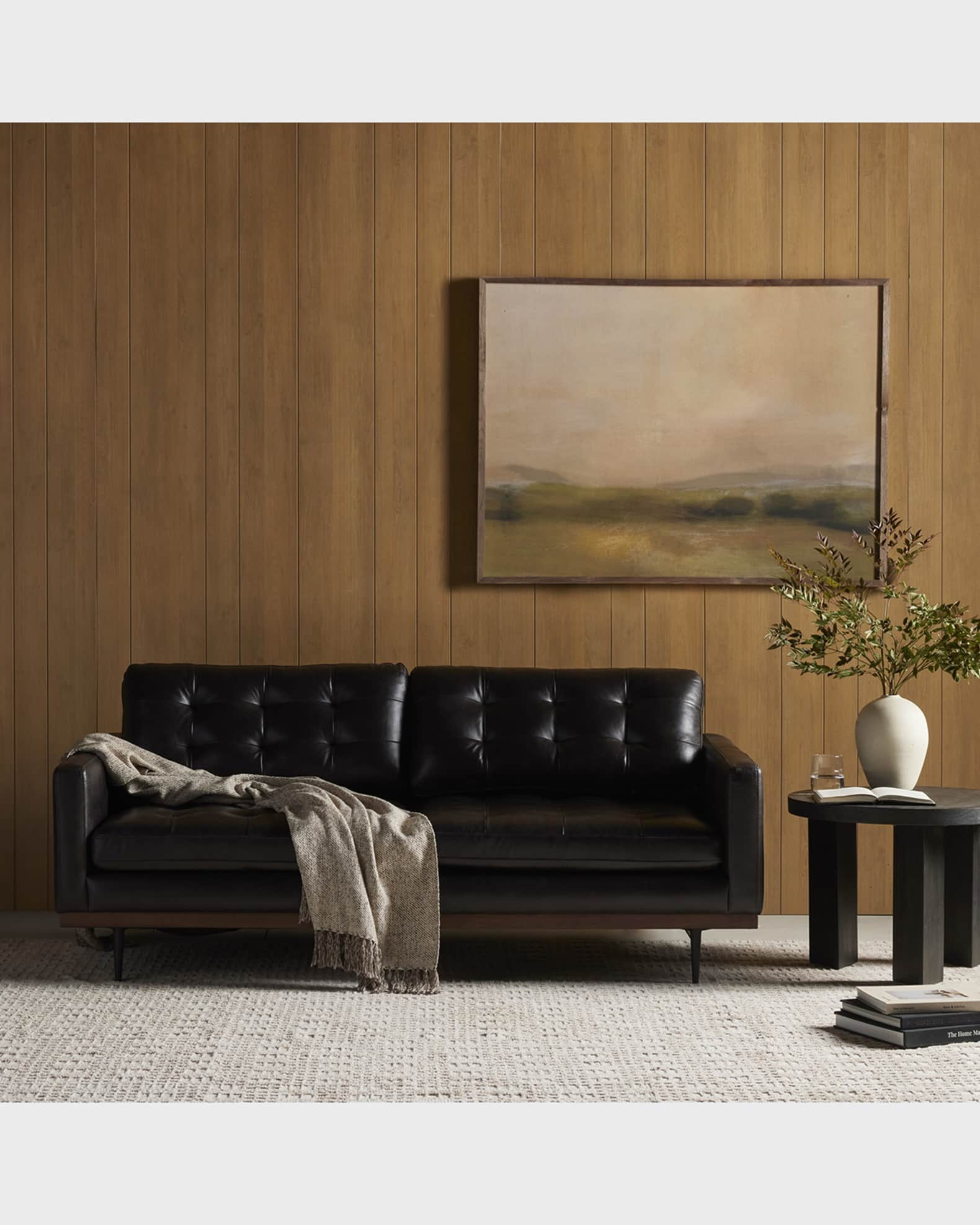 Four Hands Lexi Leather Sofa, 73" Neiman Marcus
