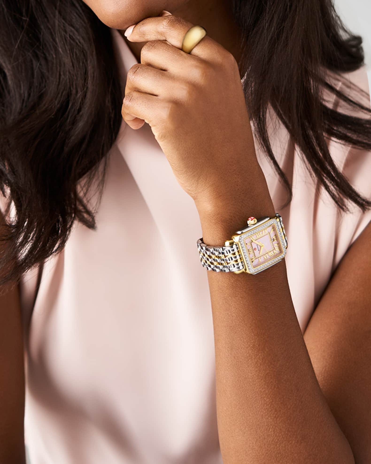 Deco Madison Two Tone Watch Peony