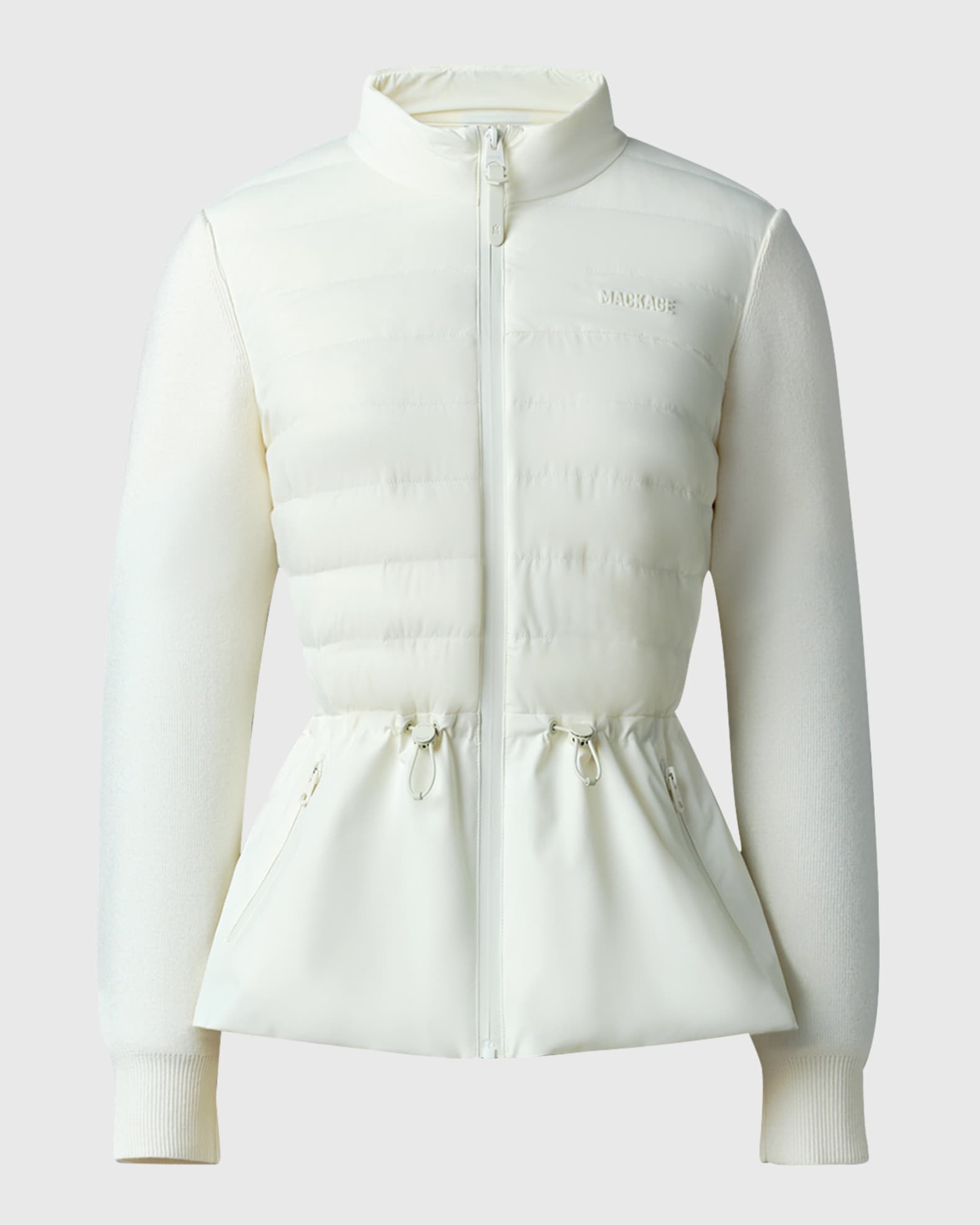 Ralph Lauren Kids woven peplum hem jacket - White