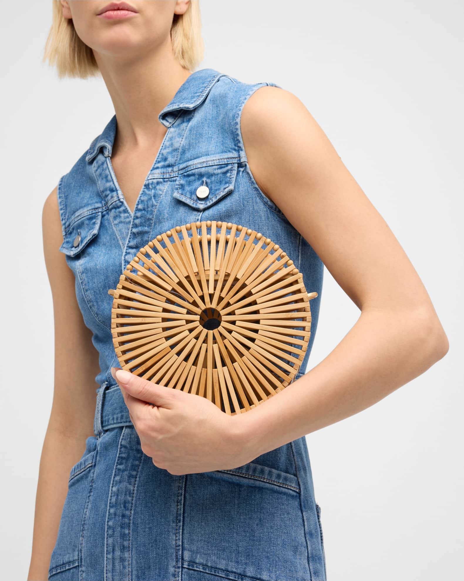 Cult Gaia Luna Crossbody Natural