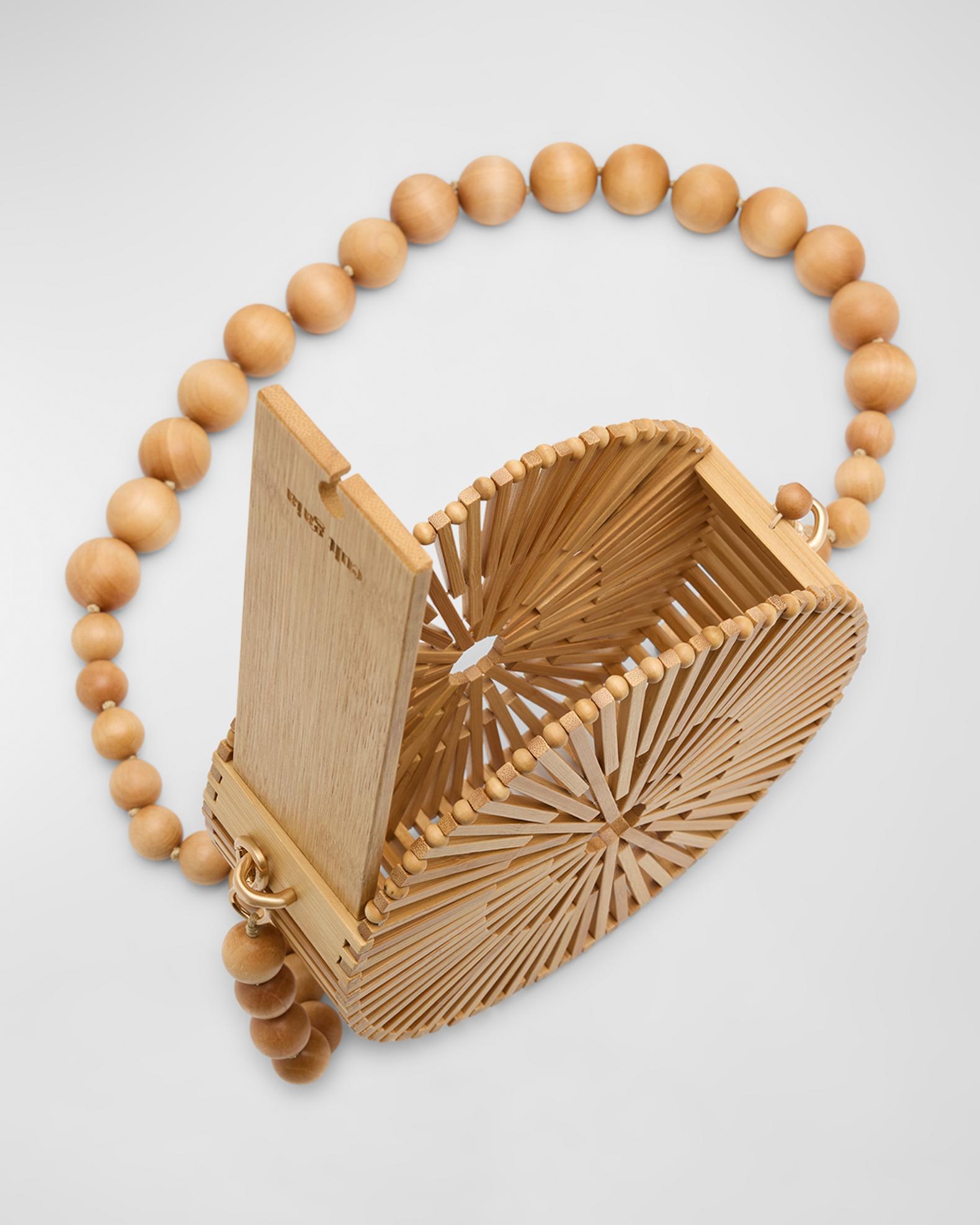 Cult Gaia Luna Cutout Bamboo Crossbody Bag Neiman Marcus
