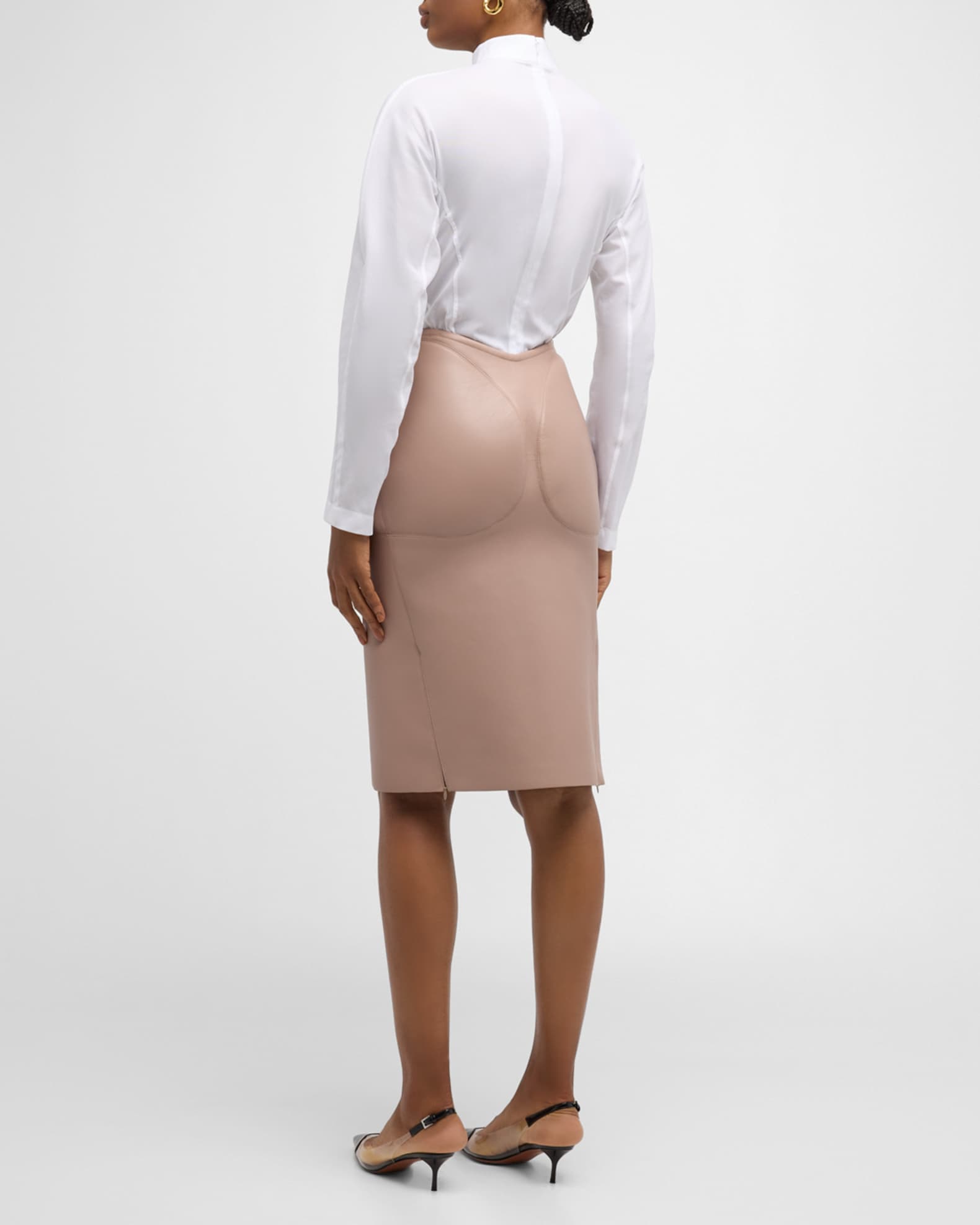 Pencil skirt dress parsimonious 8x10