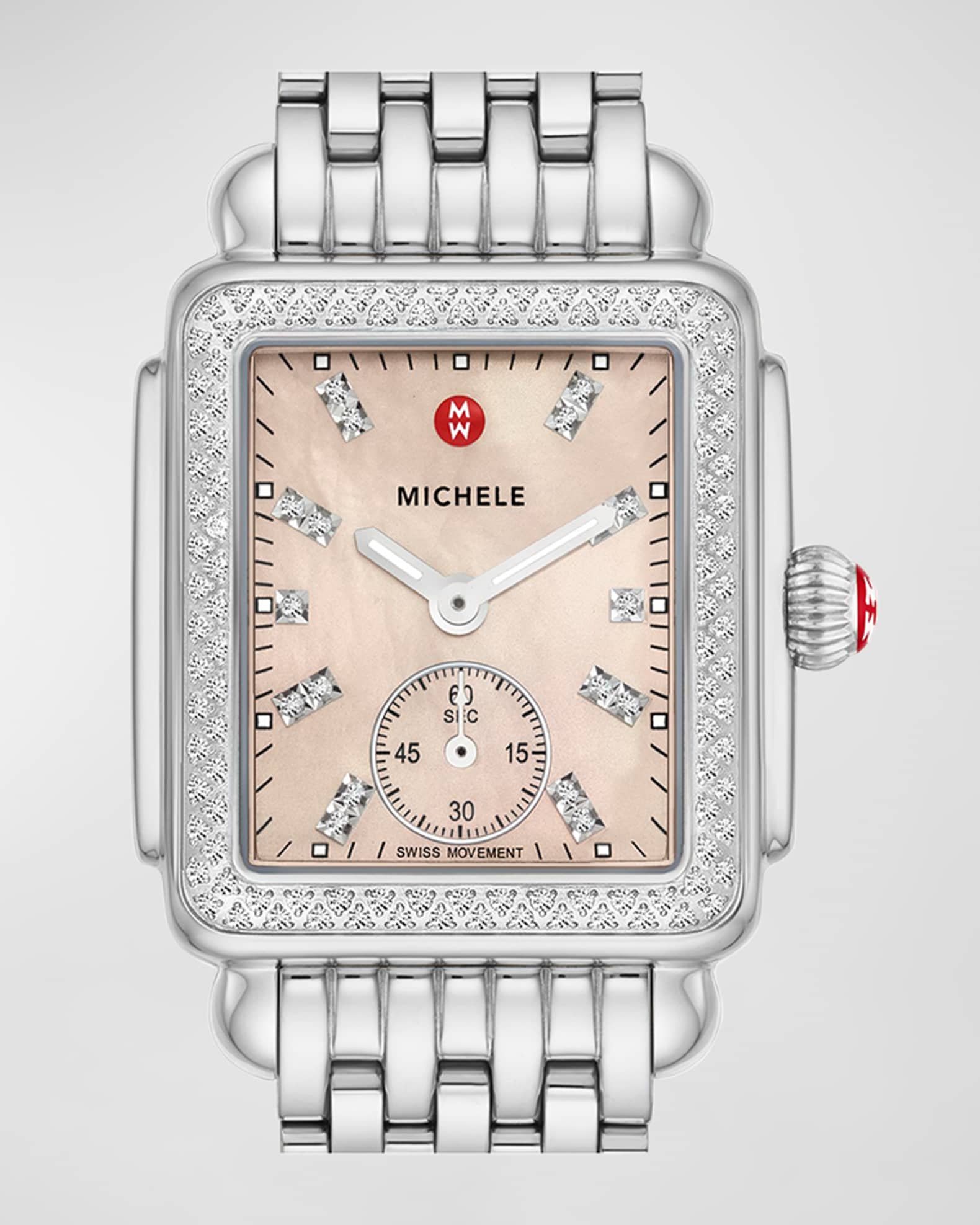 Deco Mid Diamond Watch Apricot
