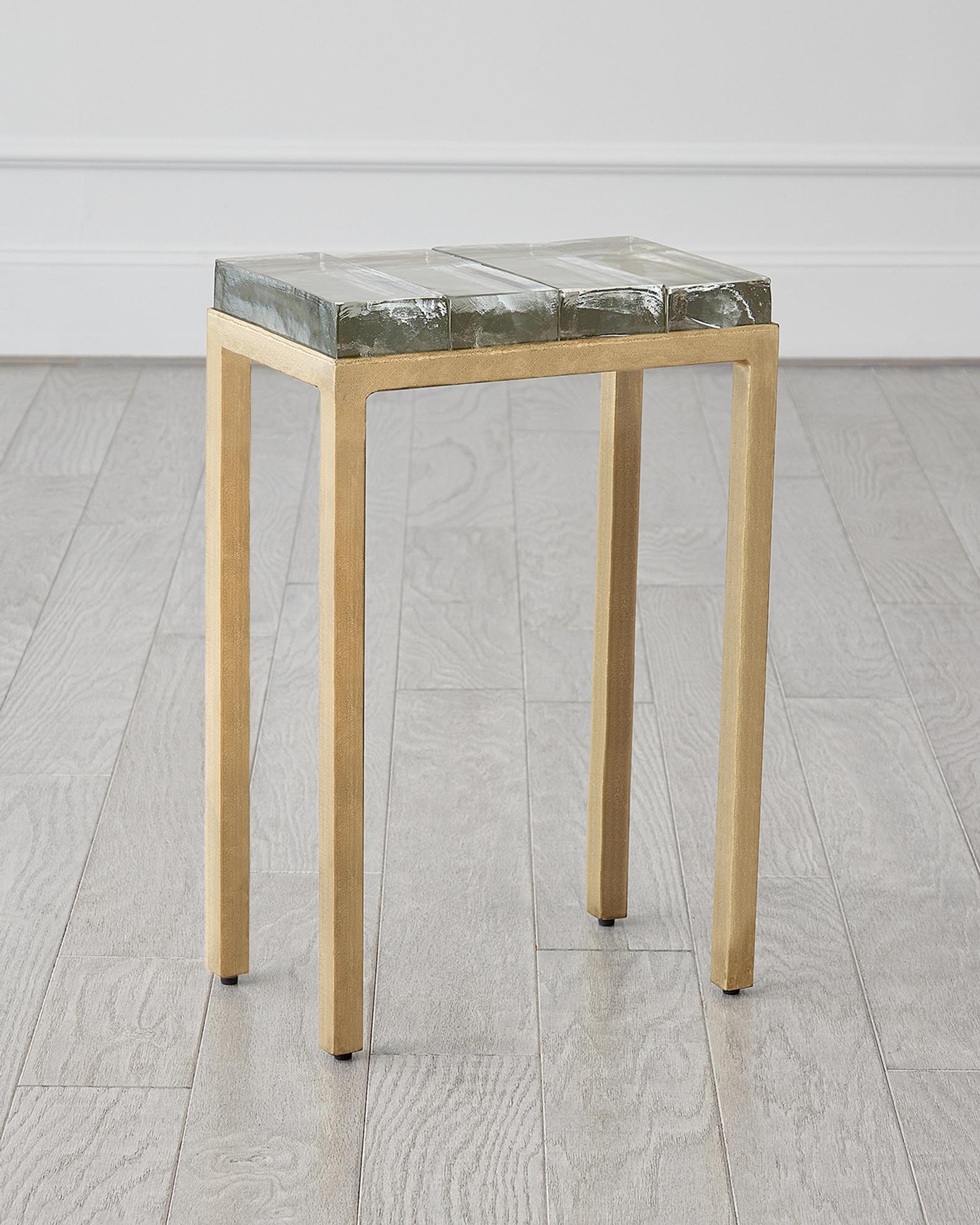 Global Views Ice Block Accent Table | Neiman Marcus