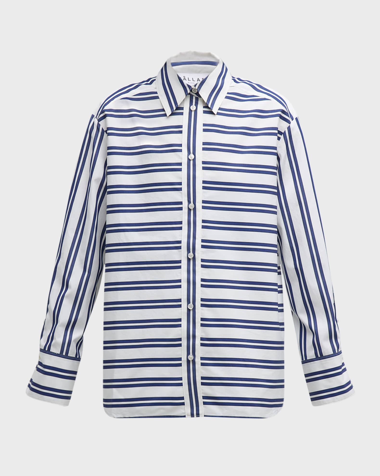 CALLAS Milano Lyn Striped Button-Front Shirt