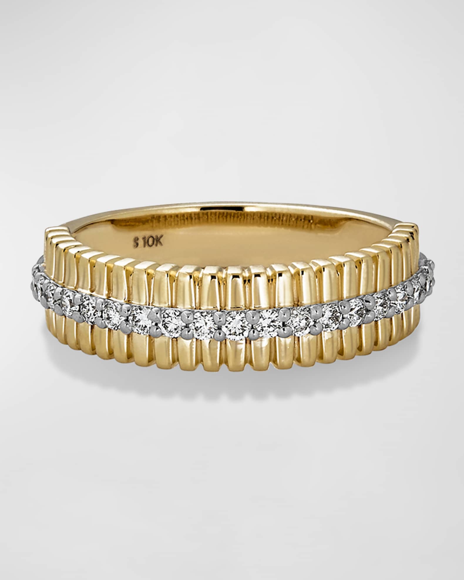 Diamond Pirouette Band Ring 0
