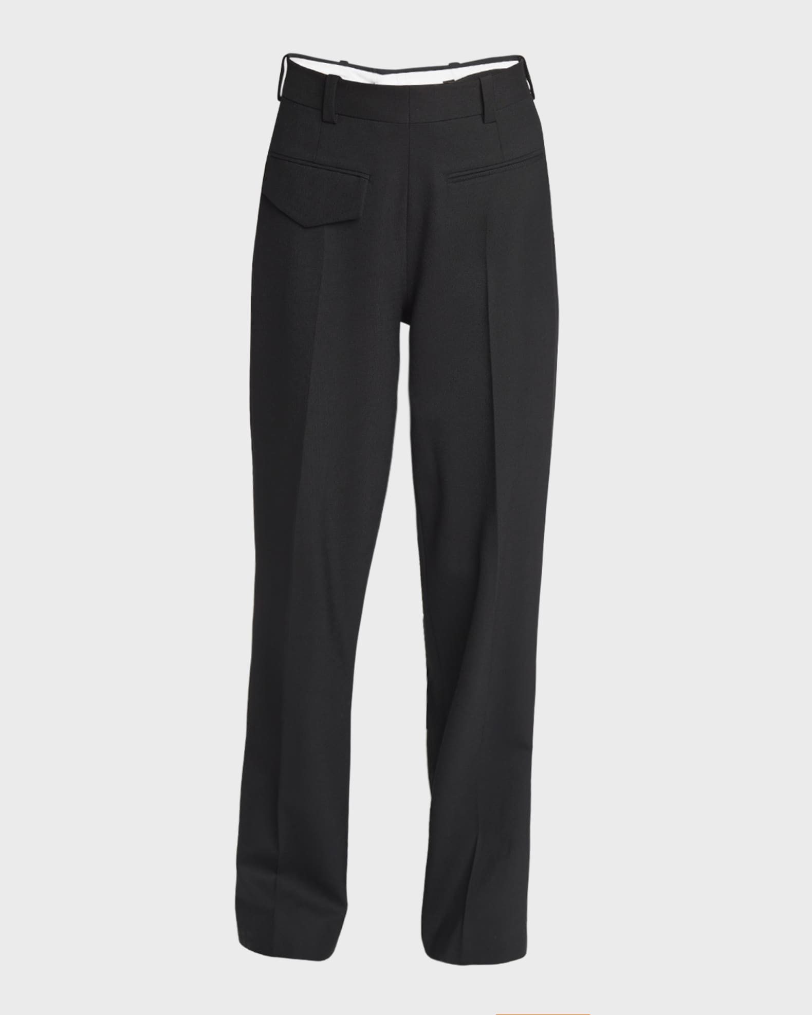 Victoria Beckham high-waisted straight-leg trousers - Purple