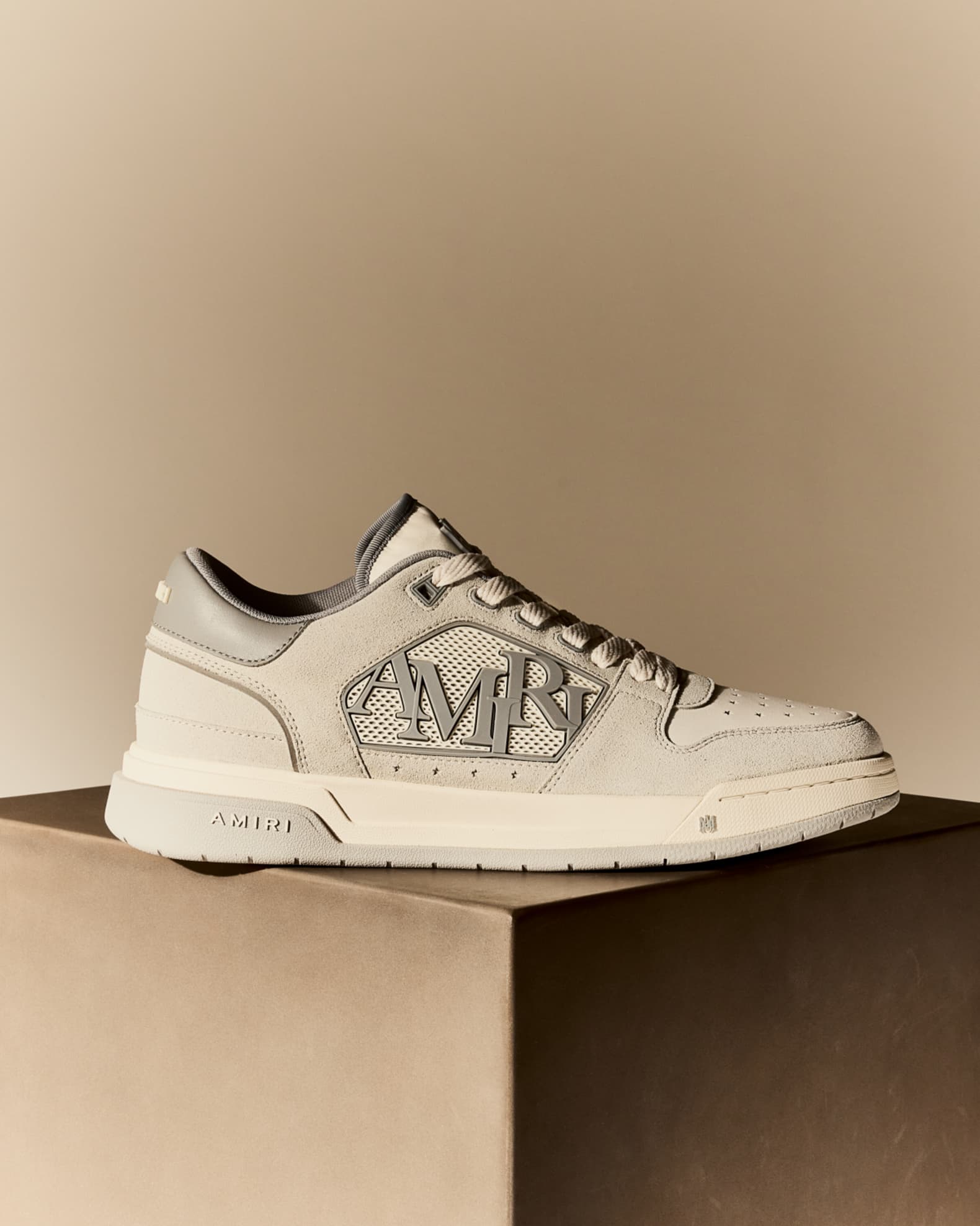 Amiri Men's Classic Leather Logo Low-Top Sneakers | Neiman