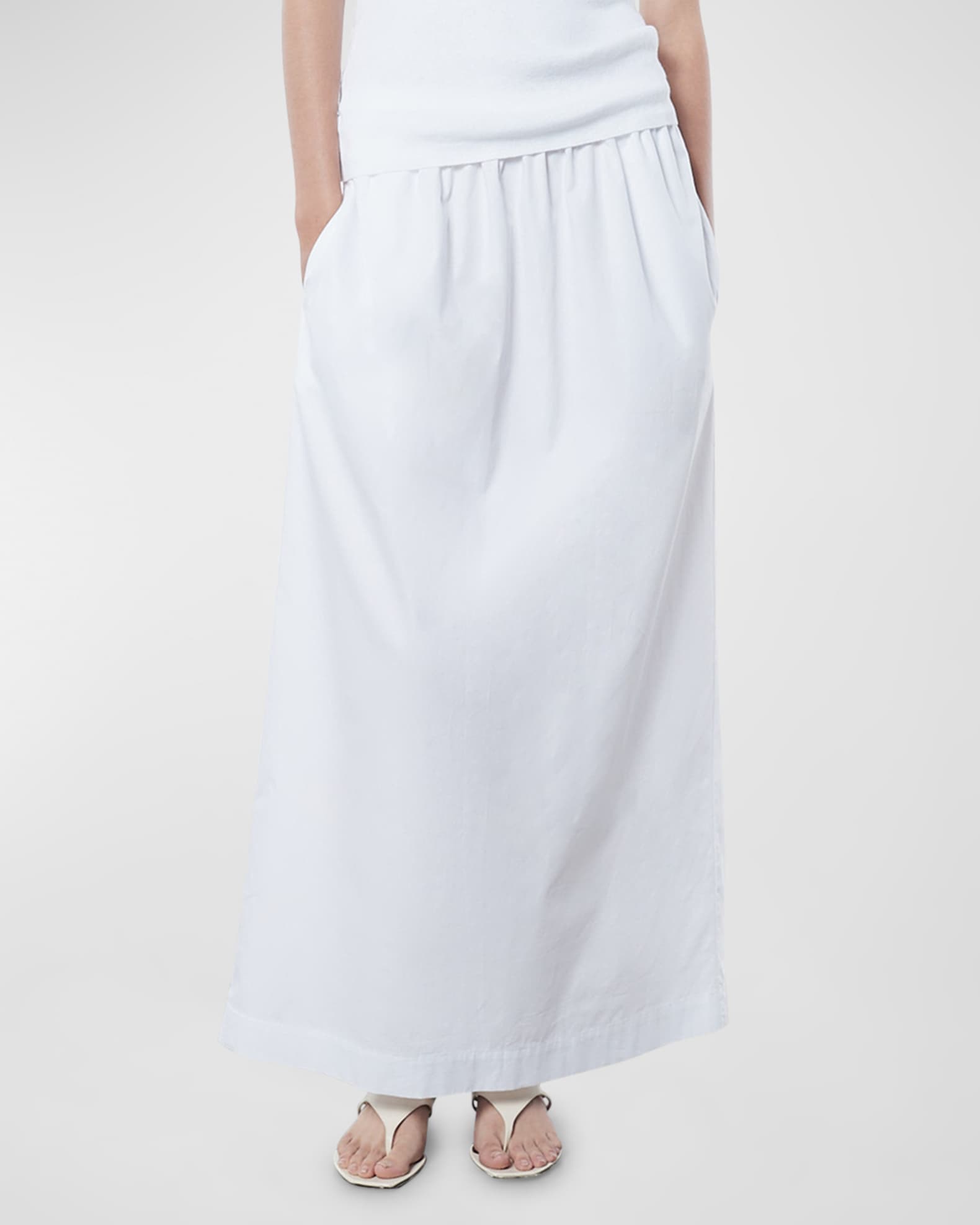 Enza Costa Poplin Resort Skirt