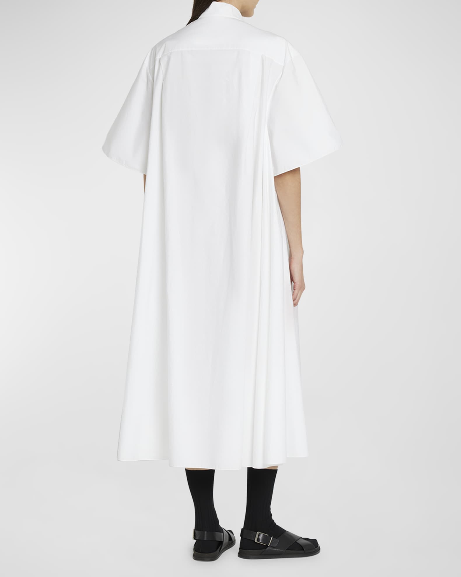 THE ROW BREDEL DRESS cotton poplin one piece Tops shirt 7775 W206 white XS