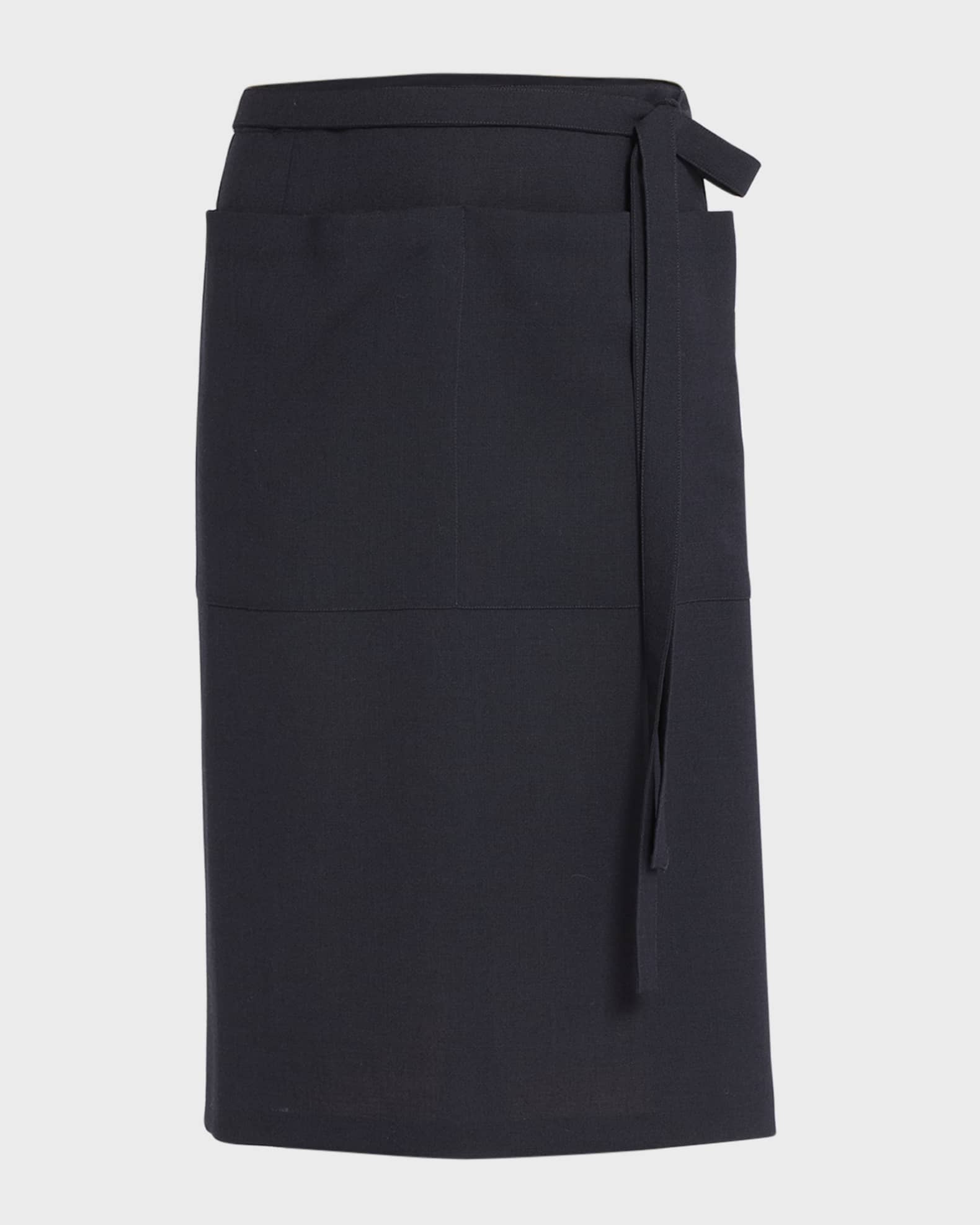 THE ROW Lulli Pencil Midi Wrap Skirt