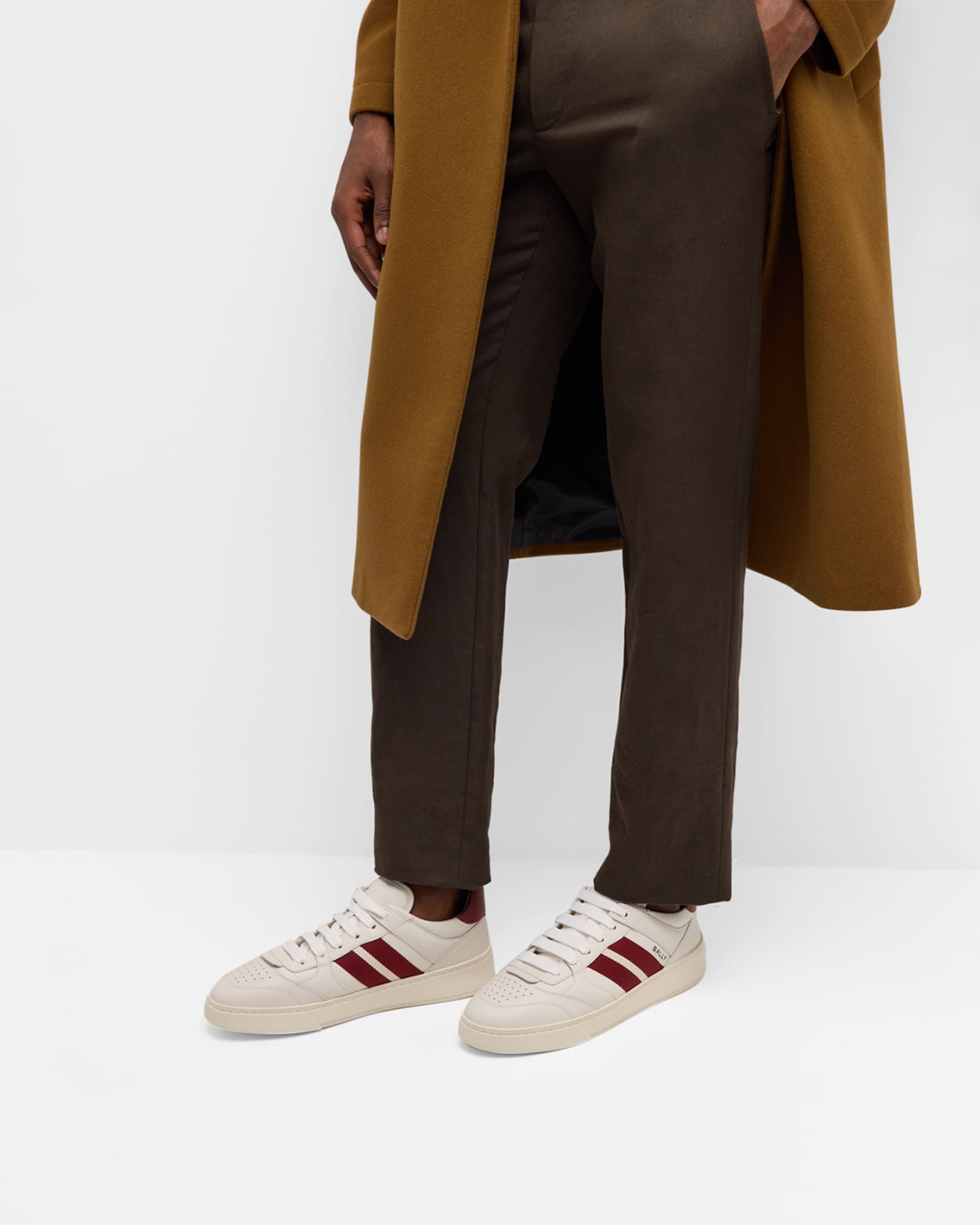 Men's Rebby Low-Top Leather Sneakers  1