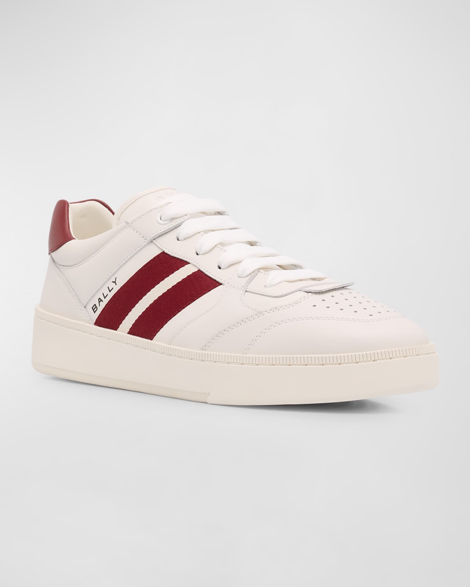 Red bally sneakers on sale