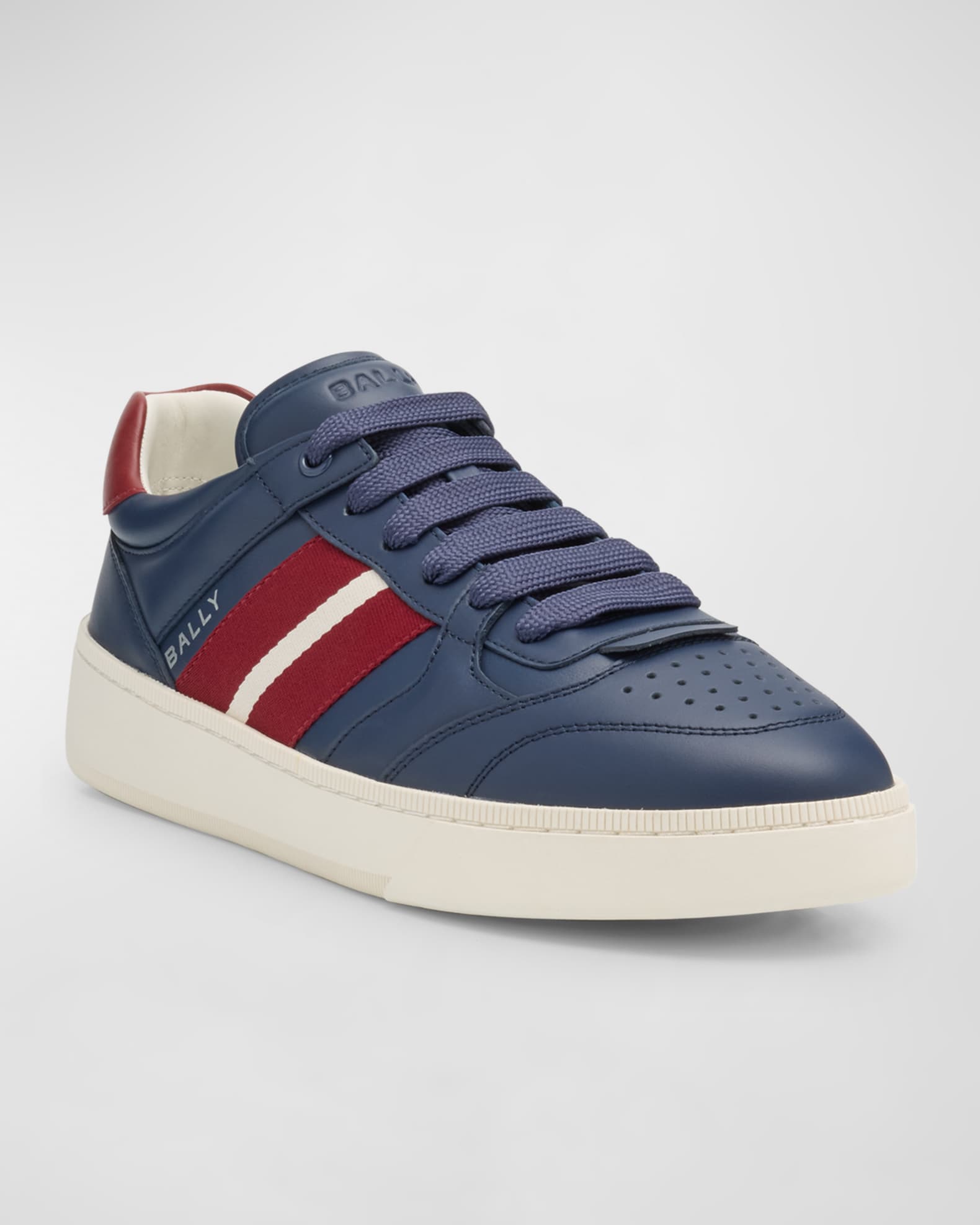 Men's Rebby Low-Top Leather Sneakers  1