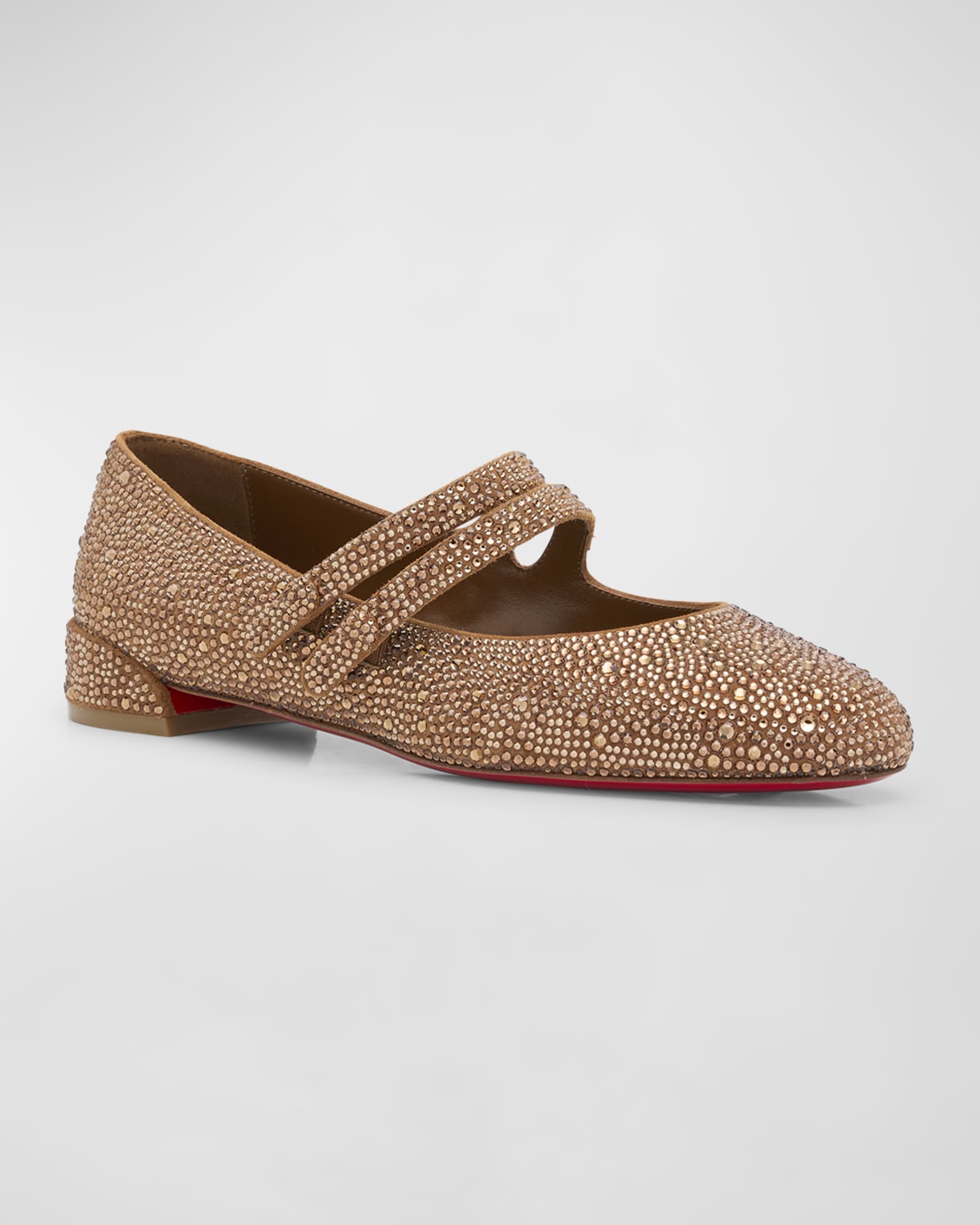 Red bottom flat shoes top
