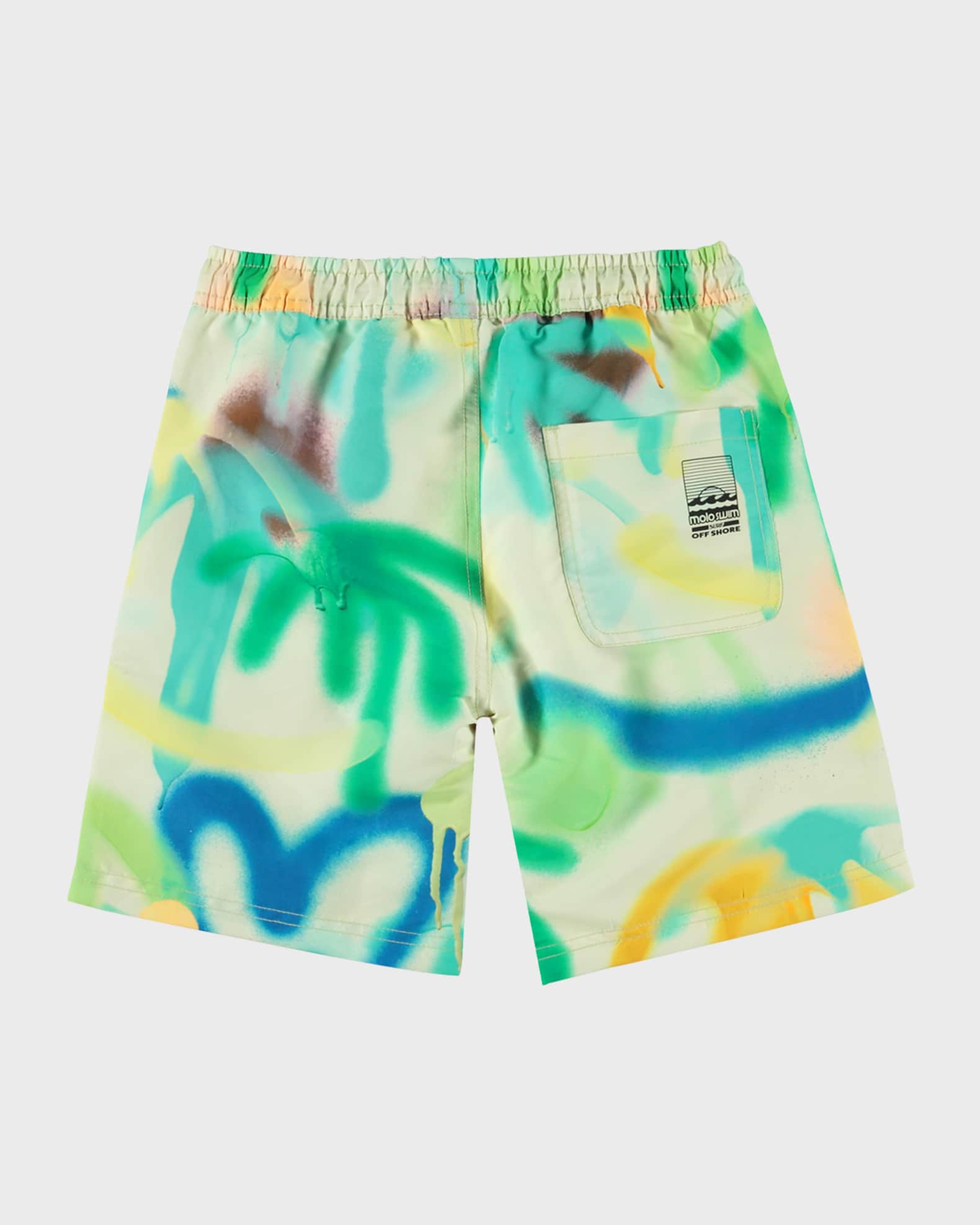 Boy's Nilson Palmtree Spray Swim Trunks 1