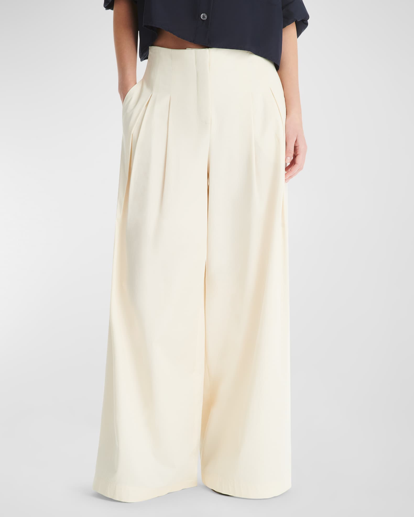 Drew linen wide leg pants cheap