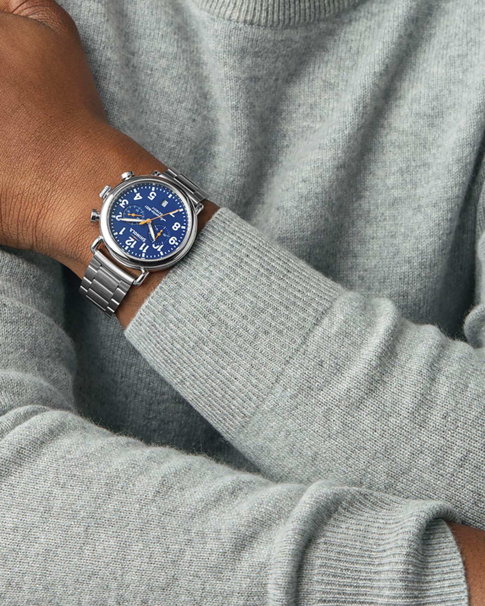 Men's Runwell 2 Eye Chrono Bracelet Watch, 41mm 1