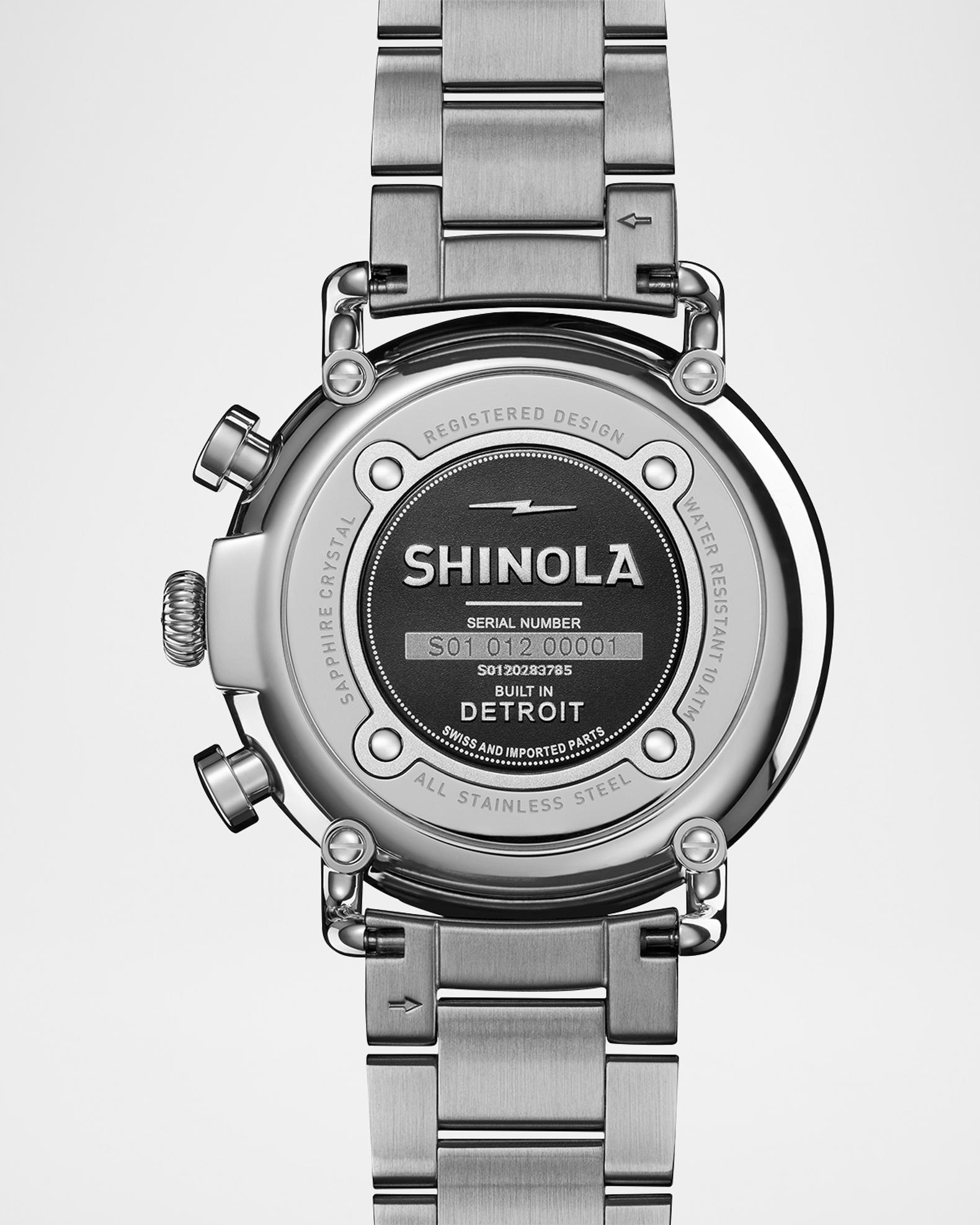 Shinola Runwell 2 Eye Chrono Bracelet Watch, 41mm | Neiman Marcus