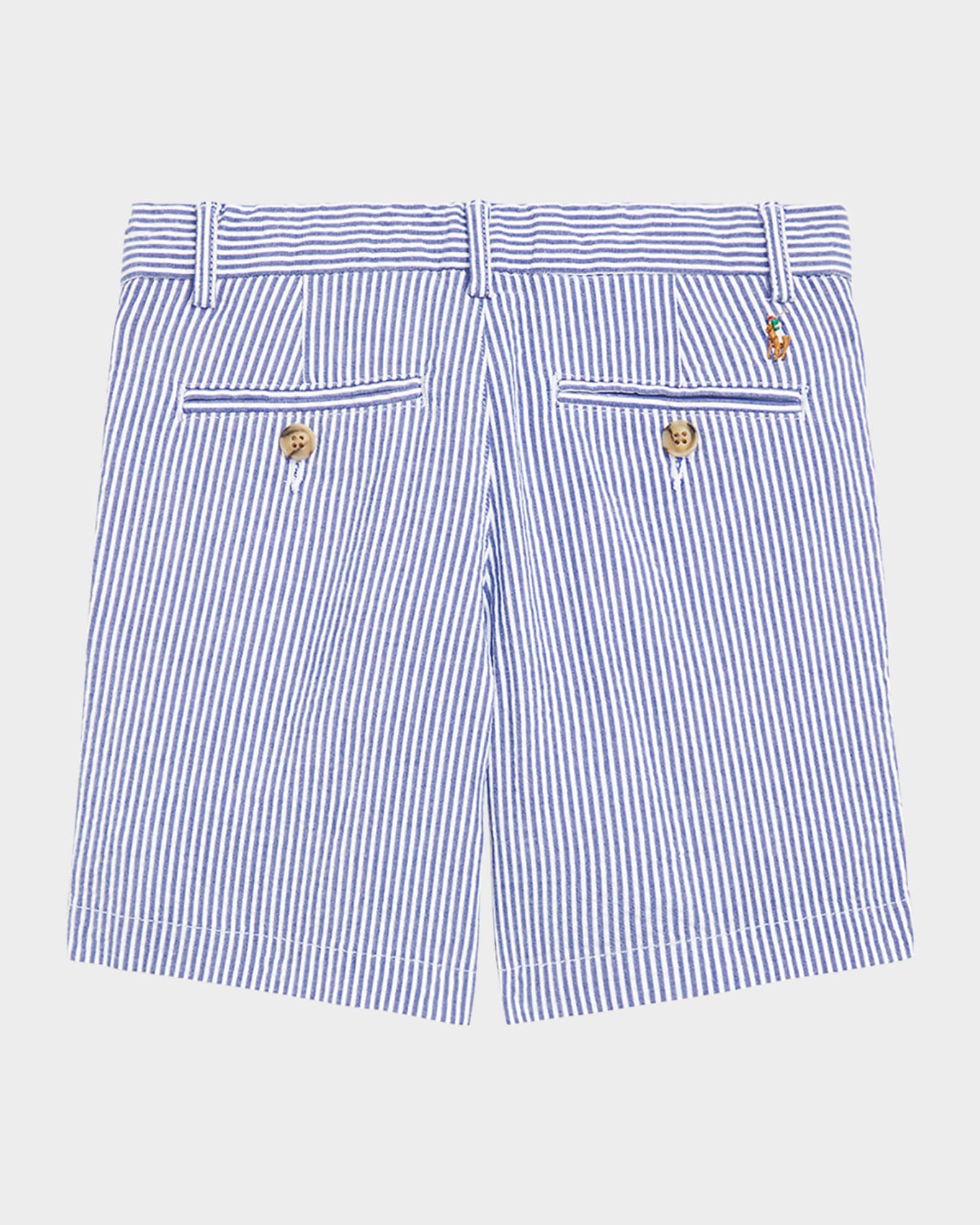 Boy's Boy's Seersucker Preppy Shorts, Size 2-7 1