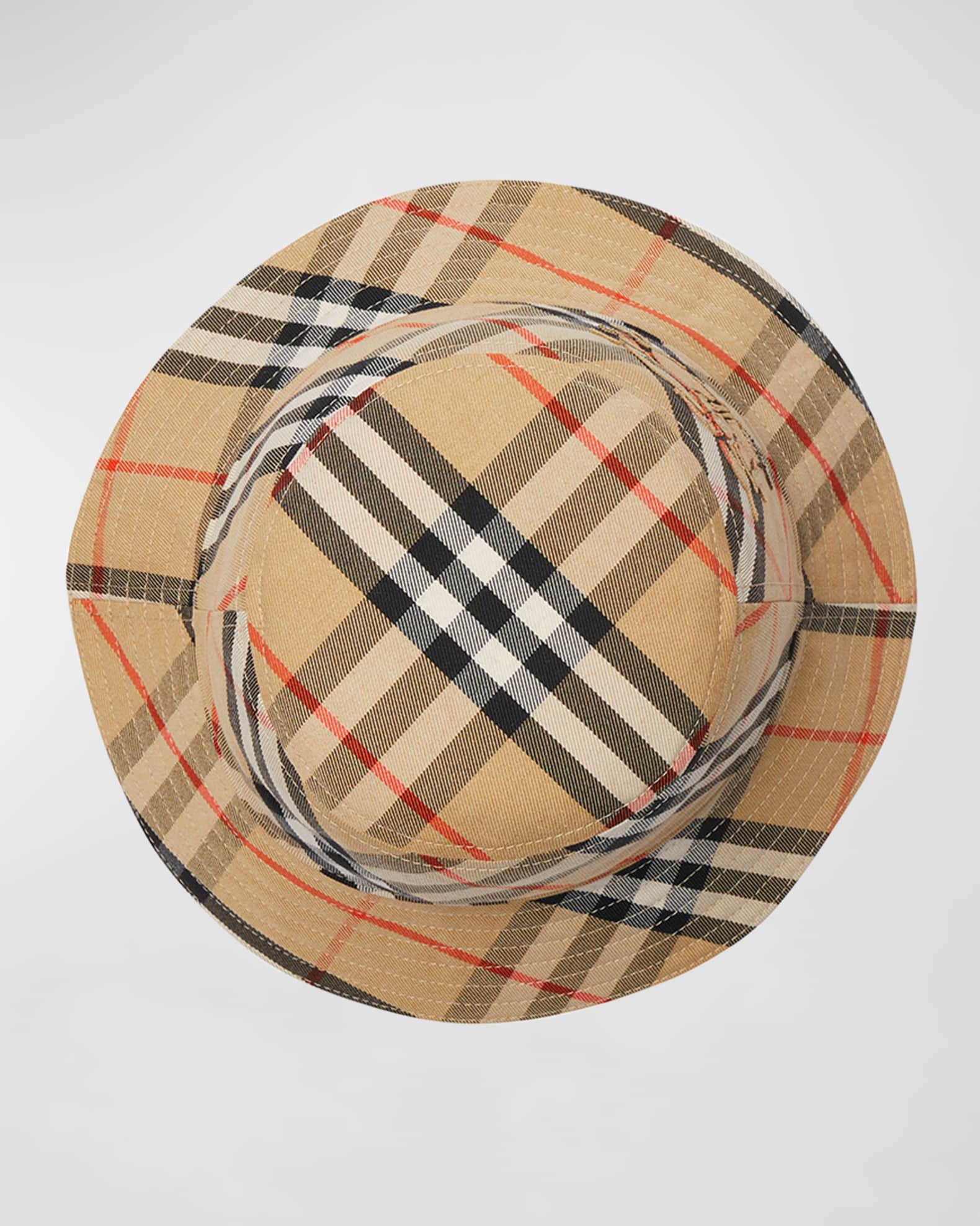 Burberry EKD Check Bucket Hat Neiman Marcus