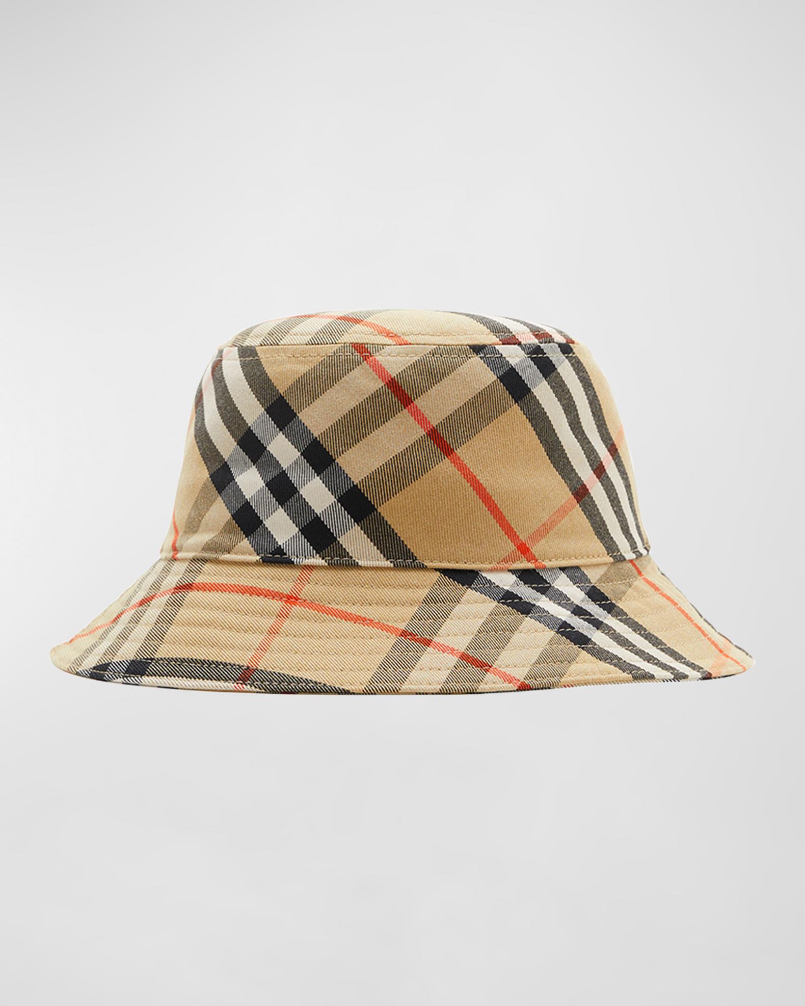 Burberry EKD Check Bucket Hat | Neiman Marcus