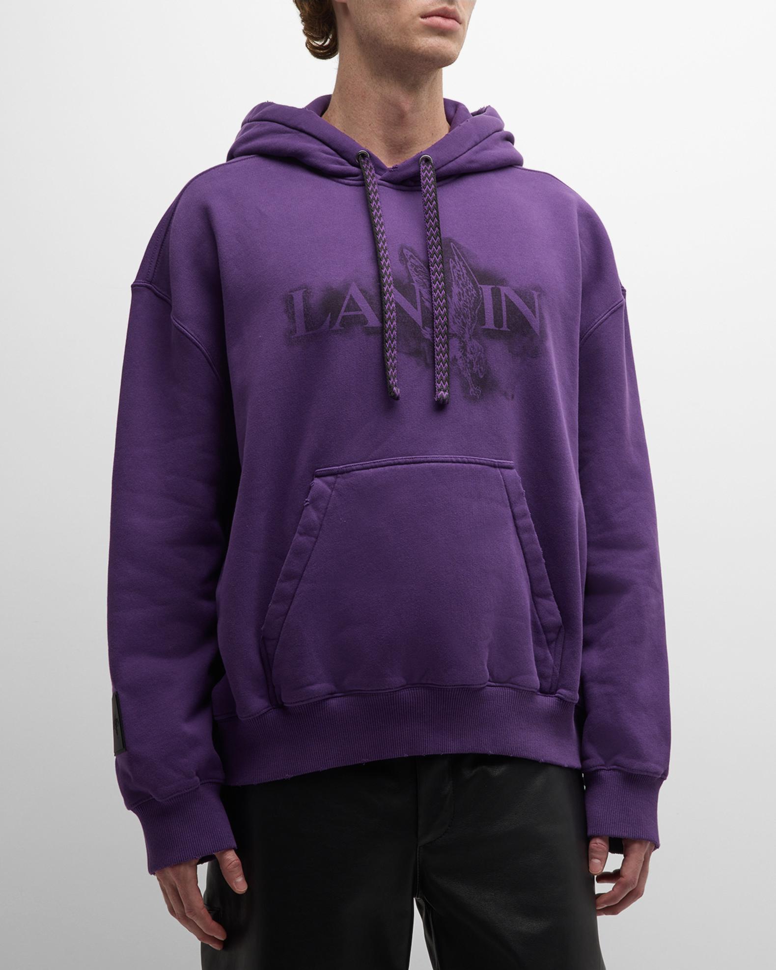 LantimidPIGMENT LOGO HOODIE PURPLE - パーカー