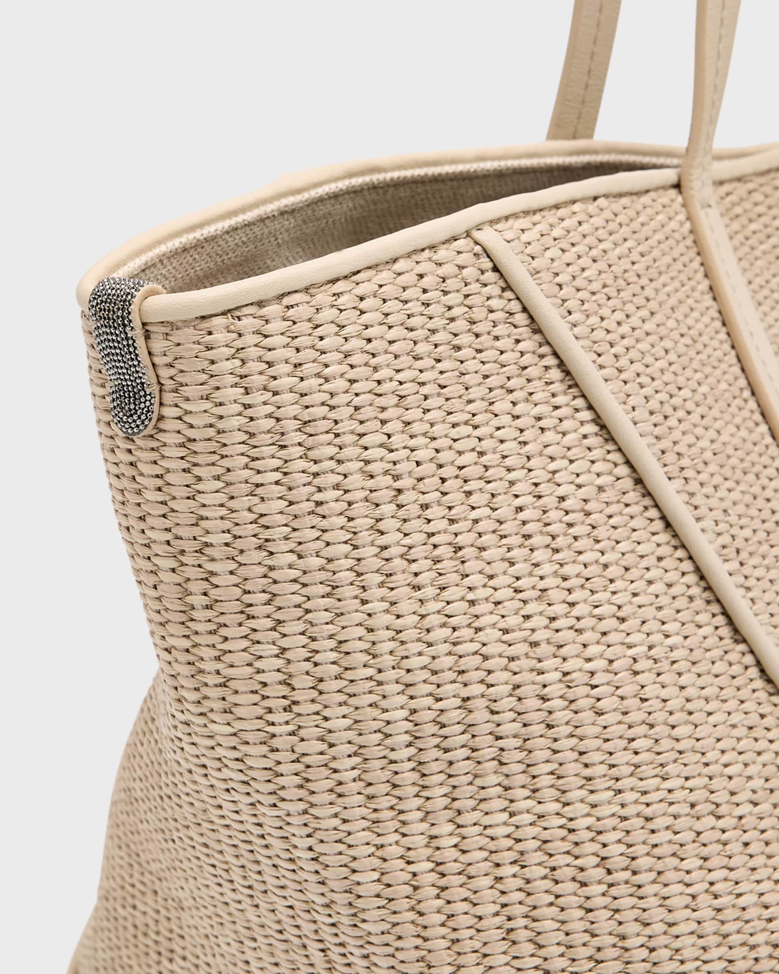トートバッグ Brunello Cucinelli Shopper Shopper bag in Light Grey | Lifestyle | Brunello Cucinelli