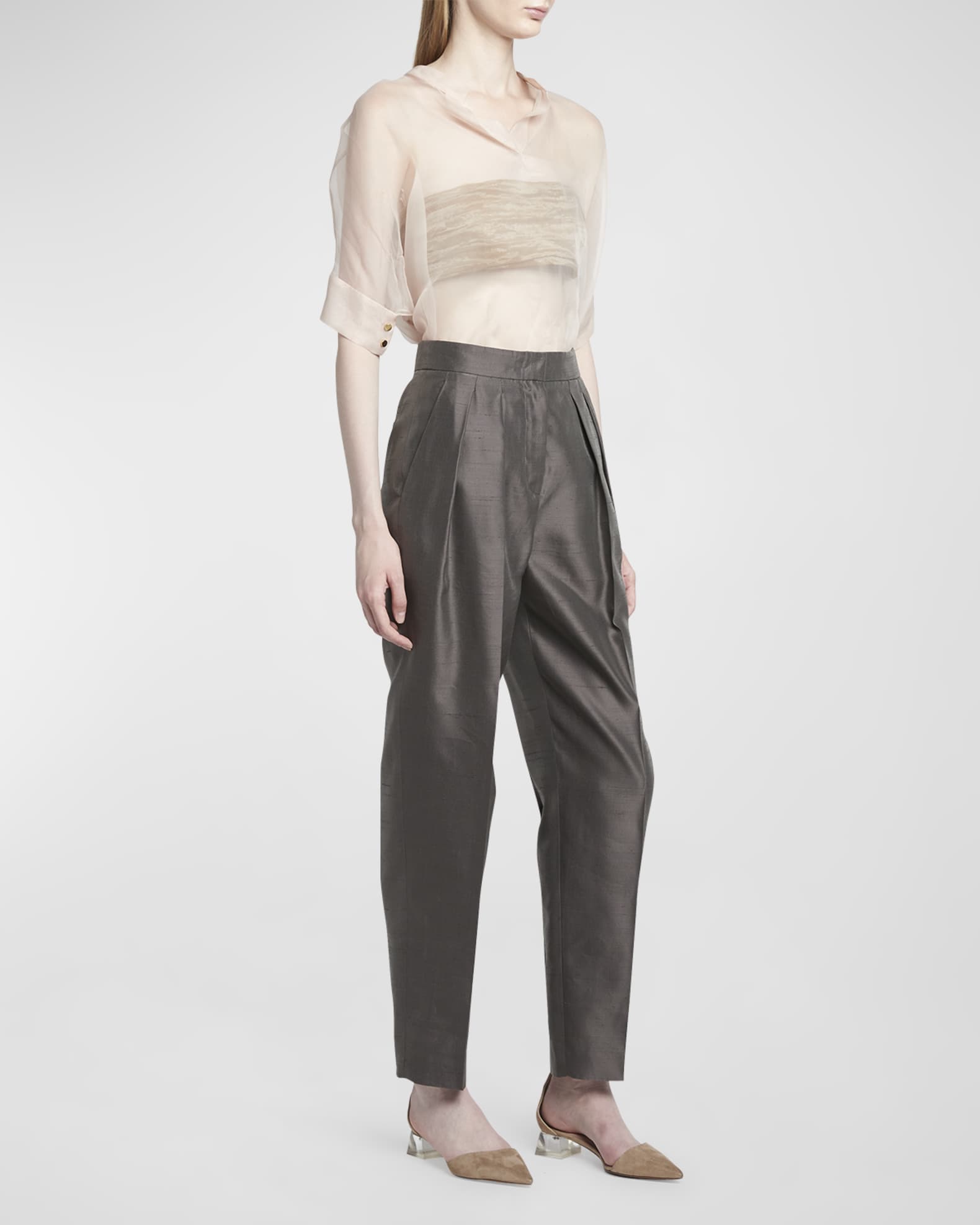 パンツ 80's Giorgio Armani tuck tapered slacks 楽天市場】古着 80