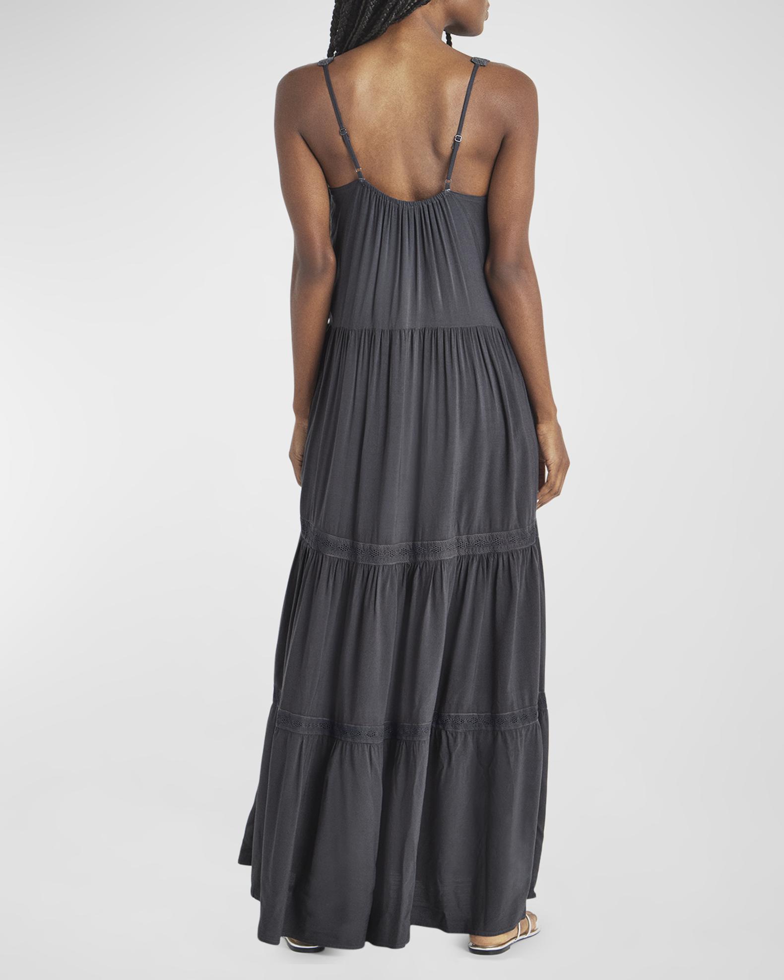 Splendid Haven Tiered Sleeveless Maxi Dress | Neiman Marcus