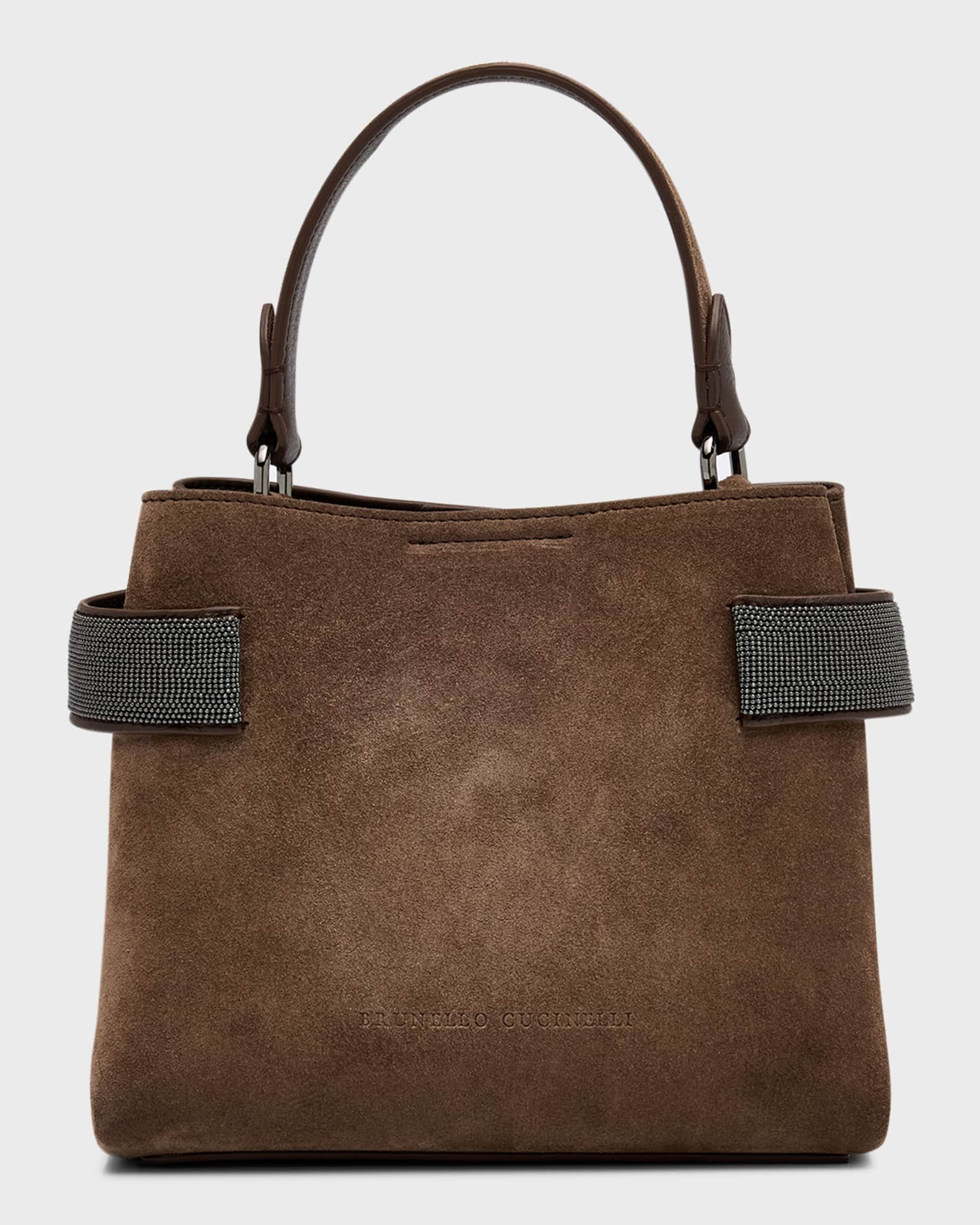 Essence Mini Monili Velour Top-Handle Bag 0