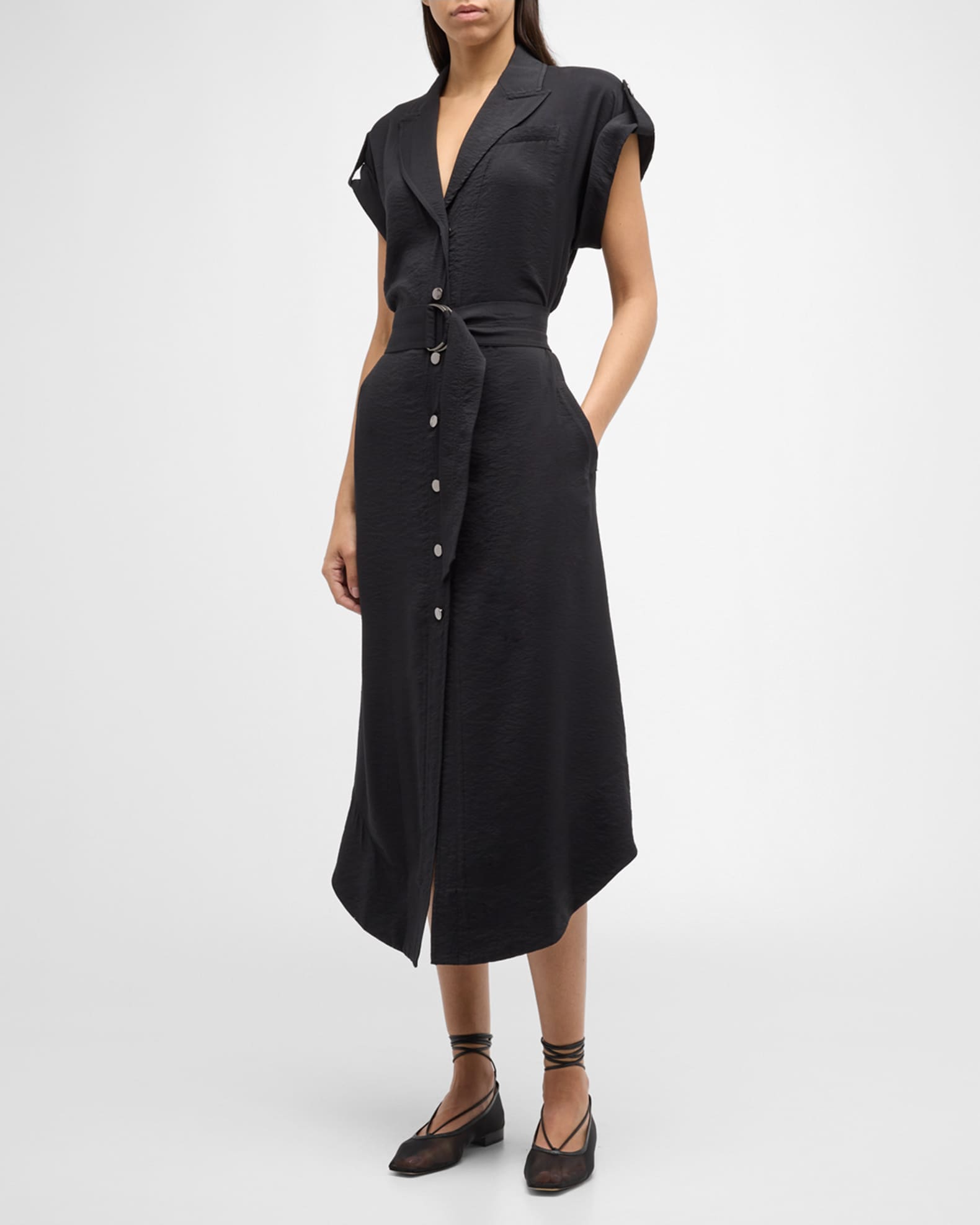 Celia Belted Midi Shirtdress 1