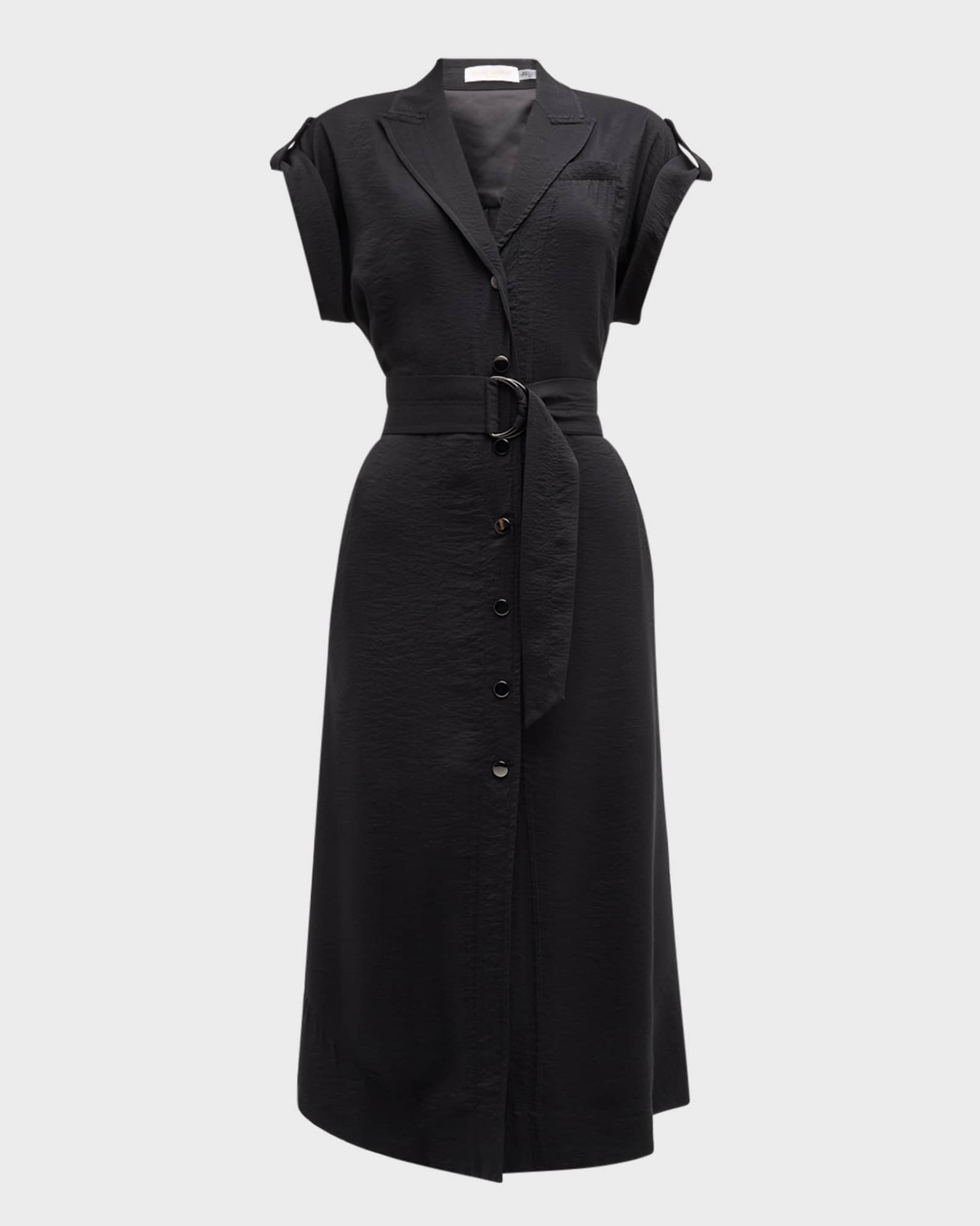 Celia Belted Midi Shirtdress 0