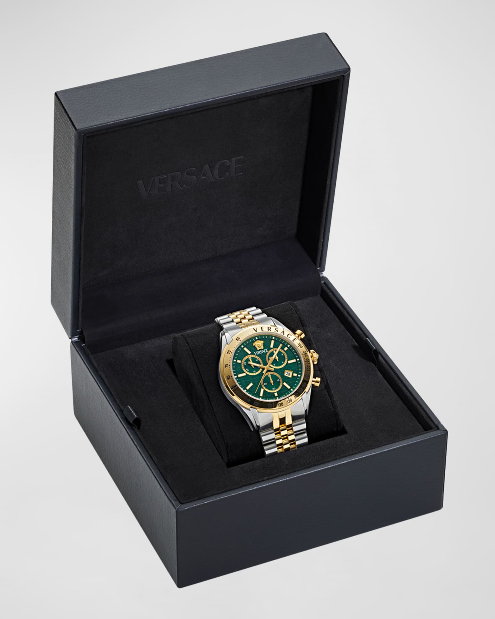 Men's Chrono Master Two-Tone Bracelet Watch, 44mm