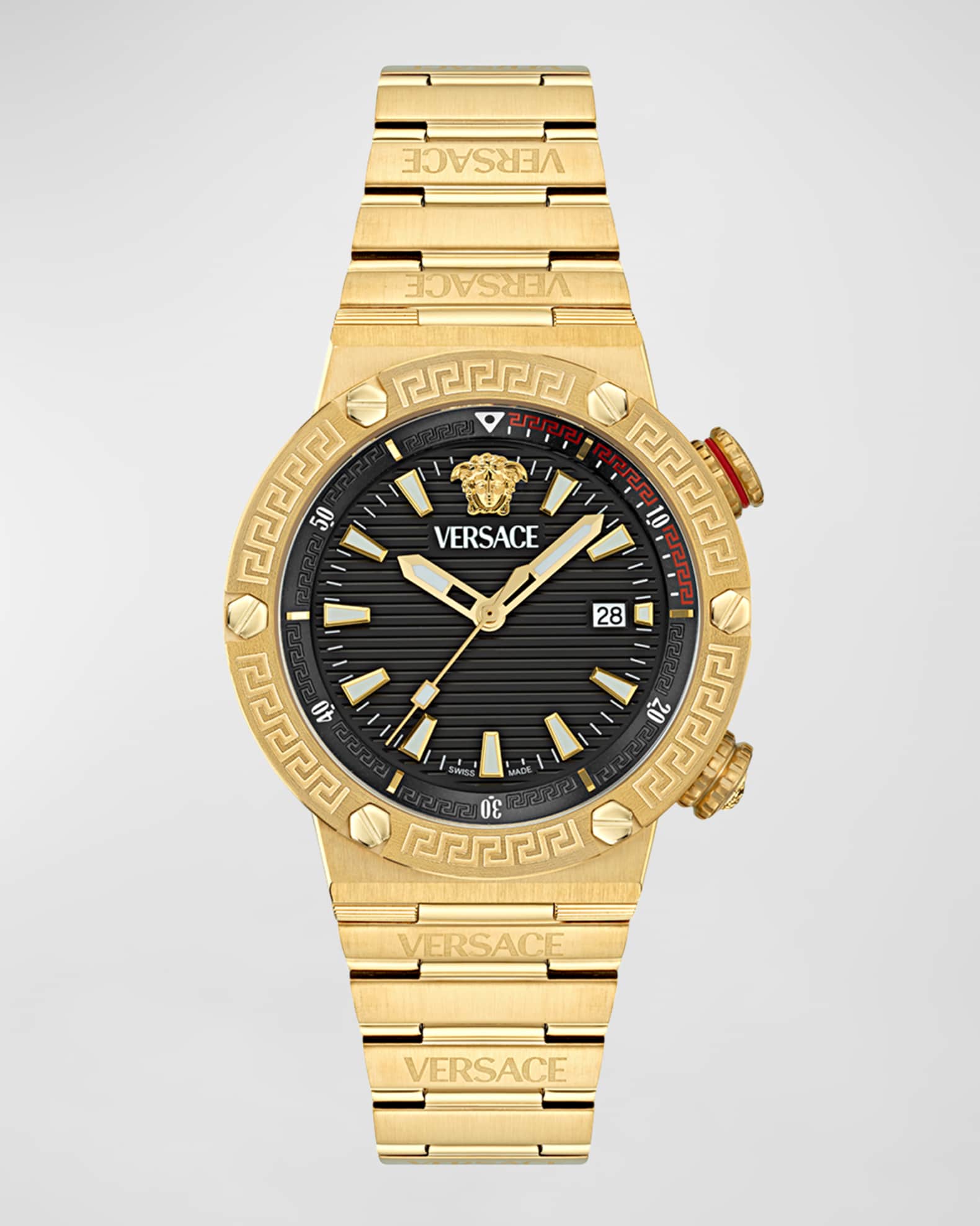 Versace gold watch mens on sale