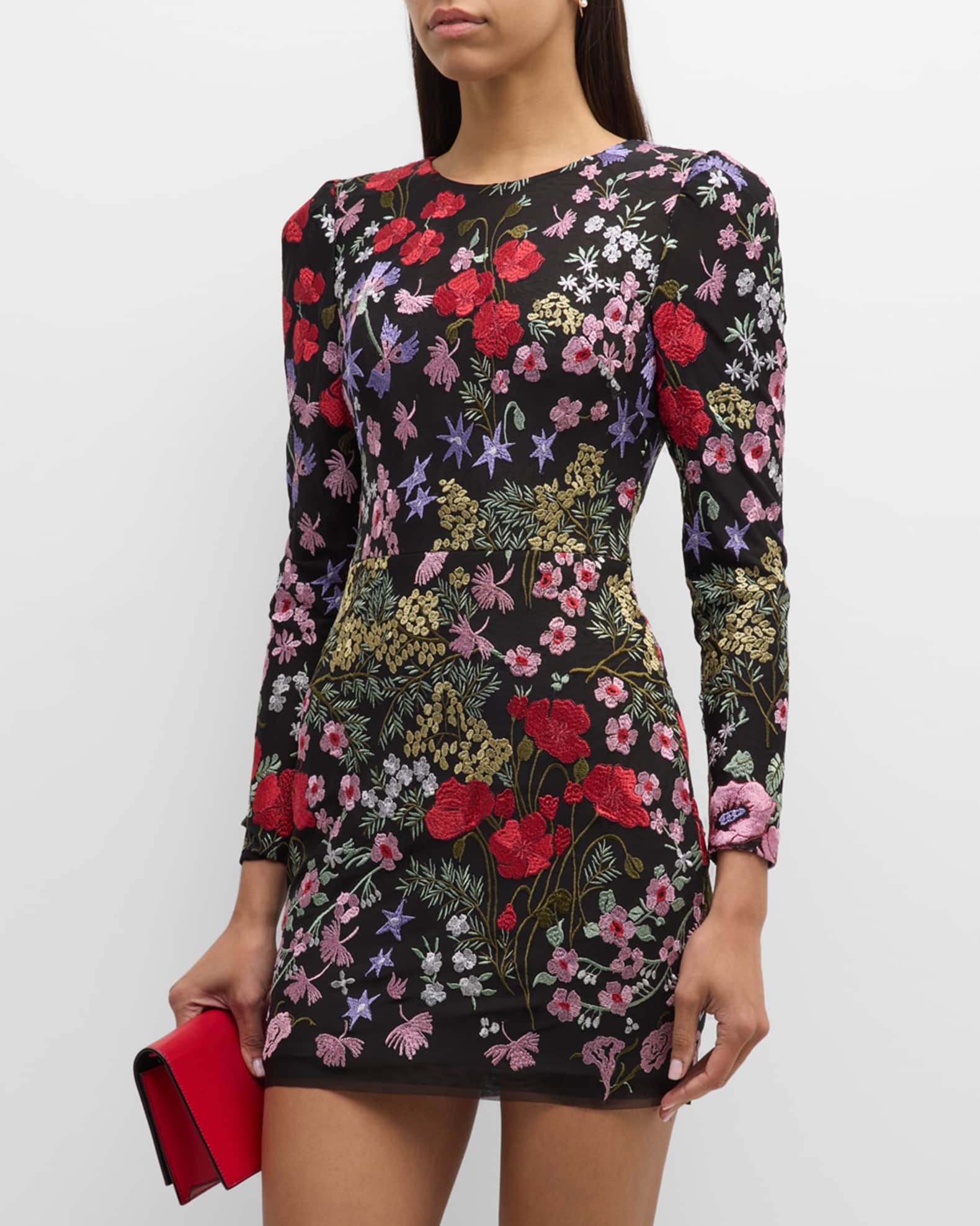 Elisa Vine Embroidered Lace Dress – Dress the Population