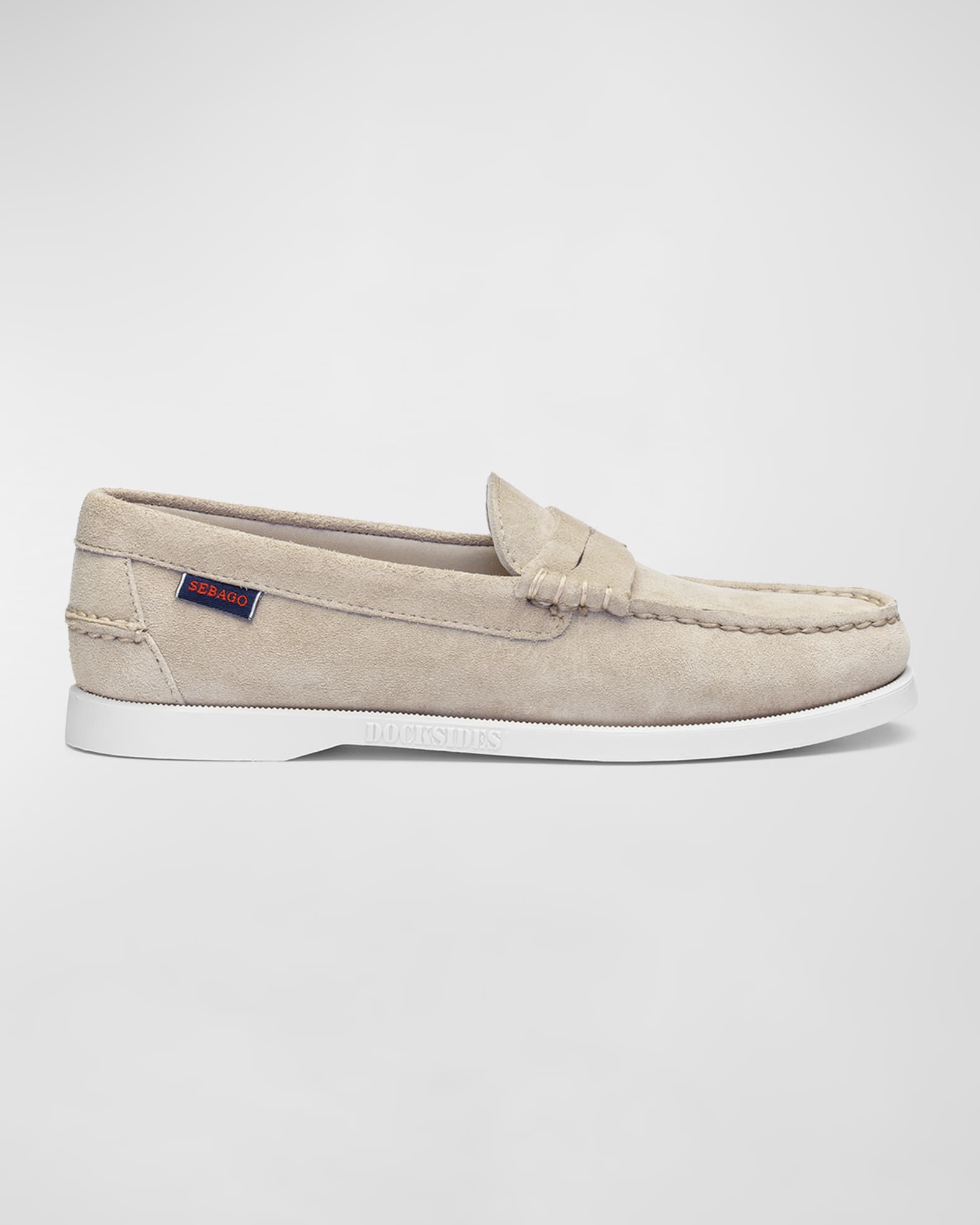 Sebago Dan Suede Boat Loafers Brown Taupe Brown Walnut