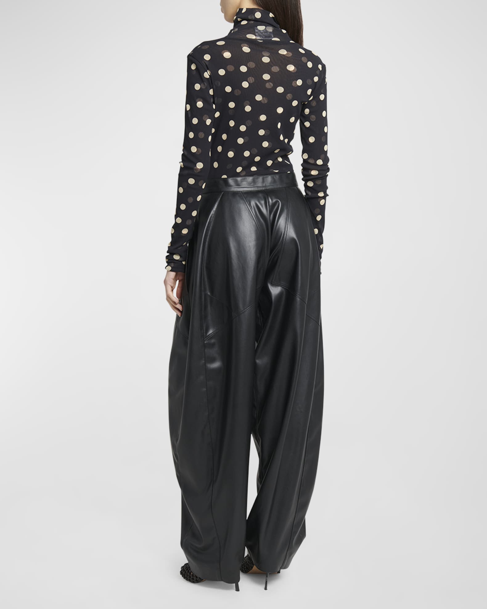 Stella mccartney faux leather pants top