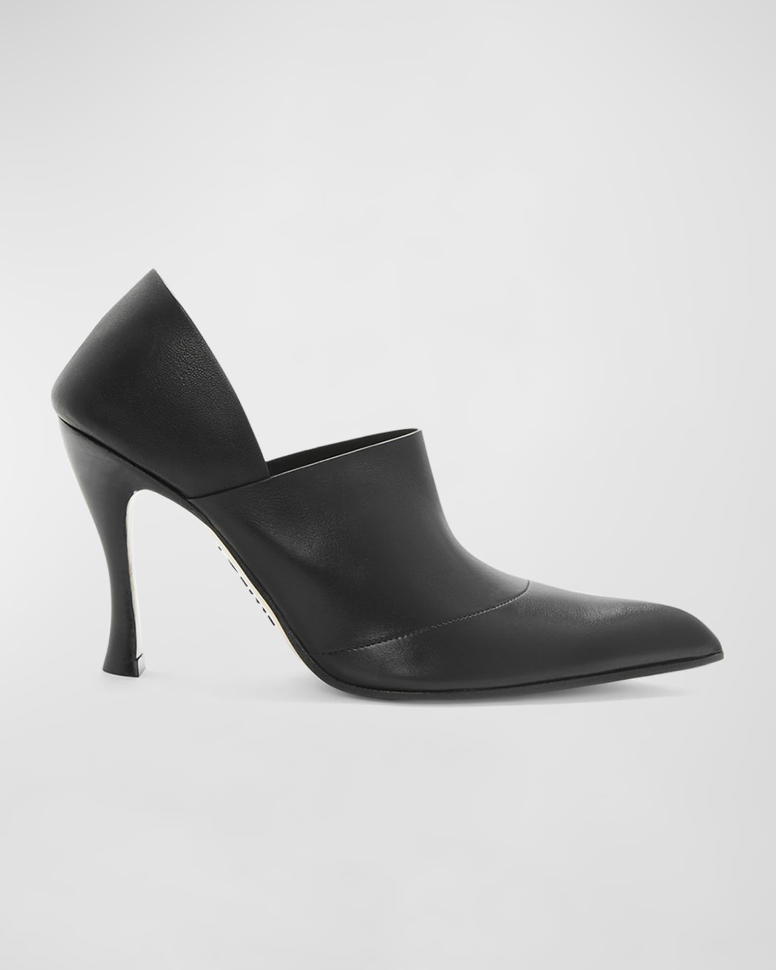 Comic Leather High-Cut Pumps 0