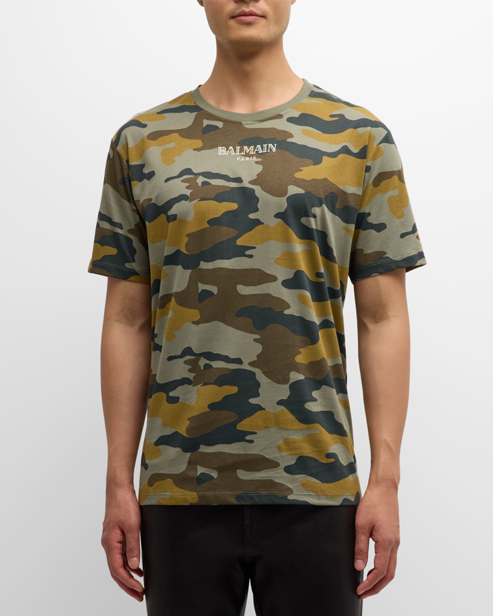 Balmain camo t shirt sales