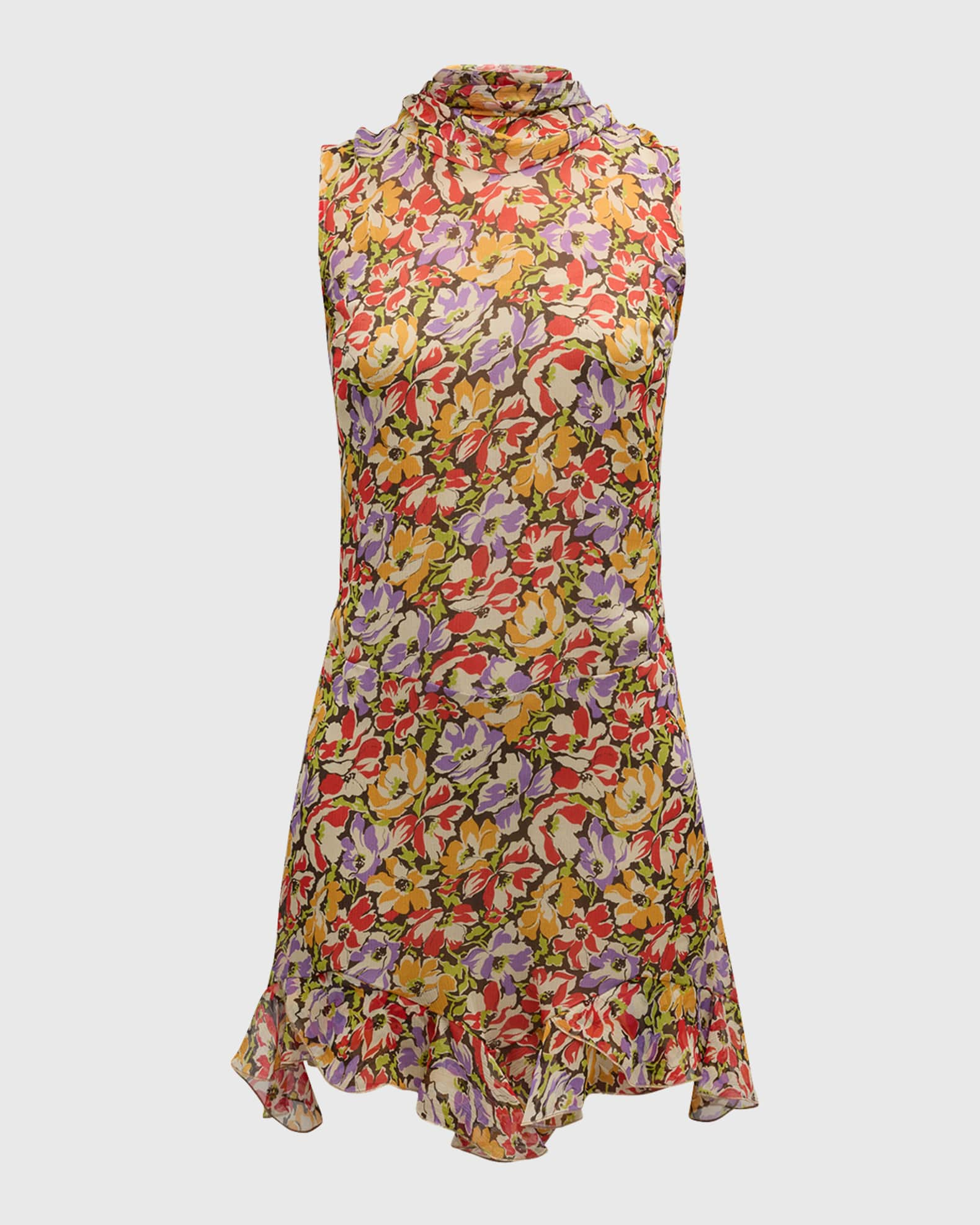 A.L.C. floral-print flared dress - Multicolour