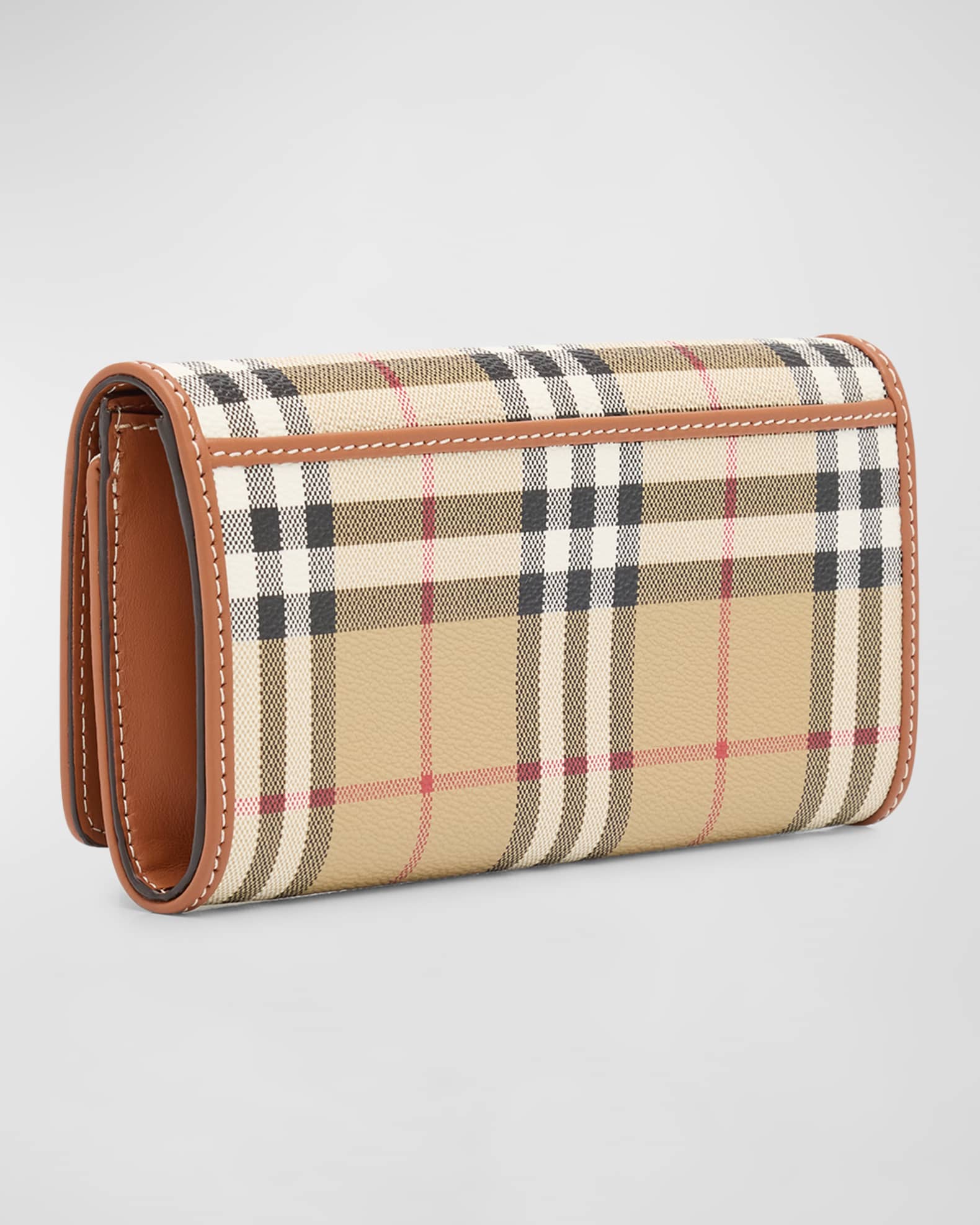 Burberry flap wallet discount