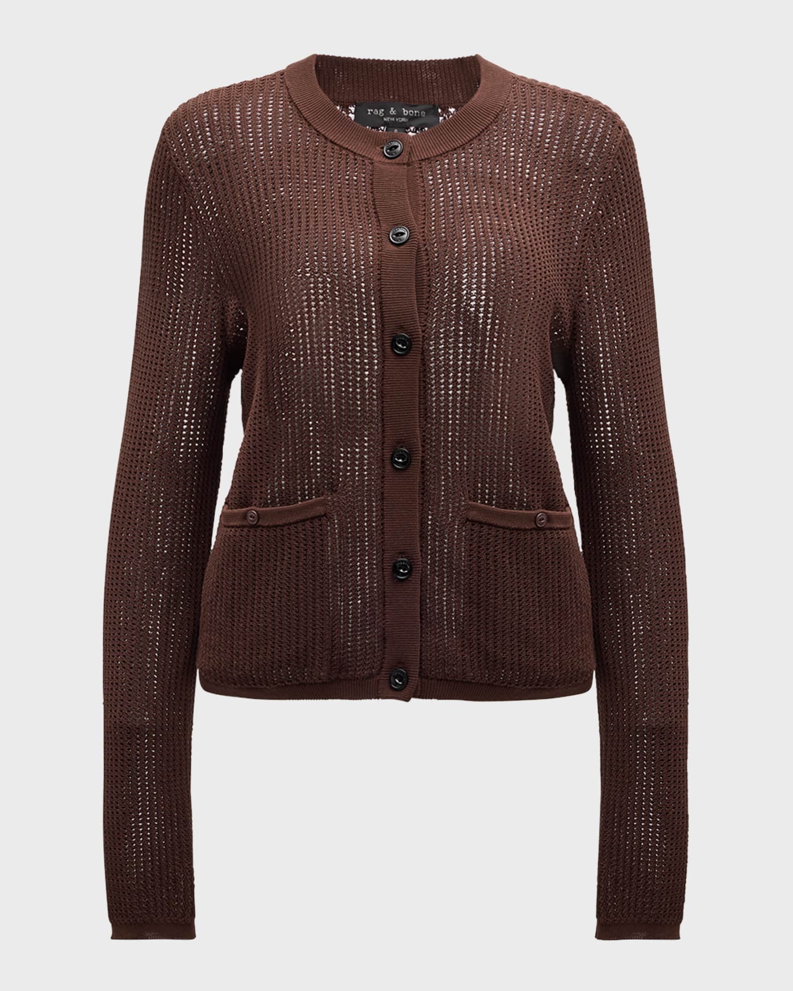 Rag & Bone Viola Open-Knit Cardigan