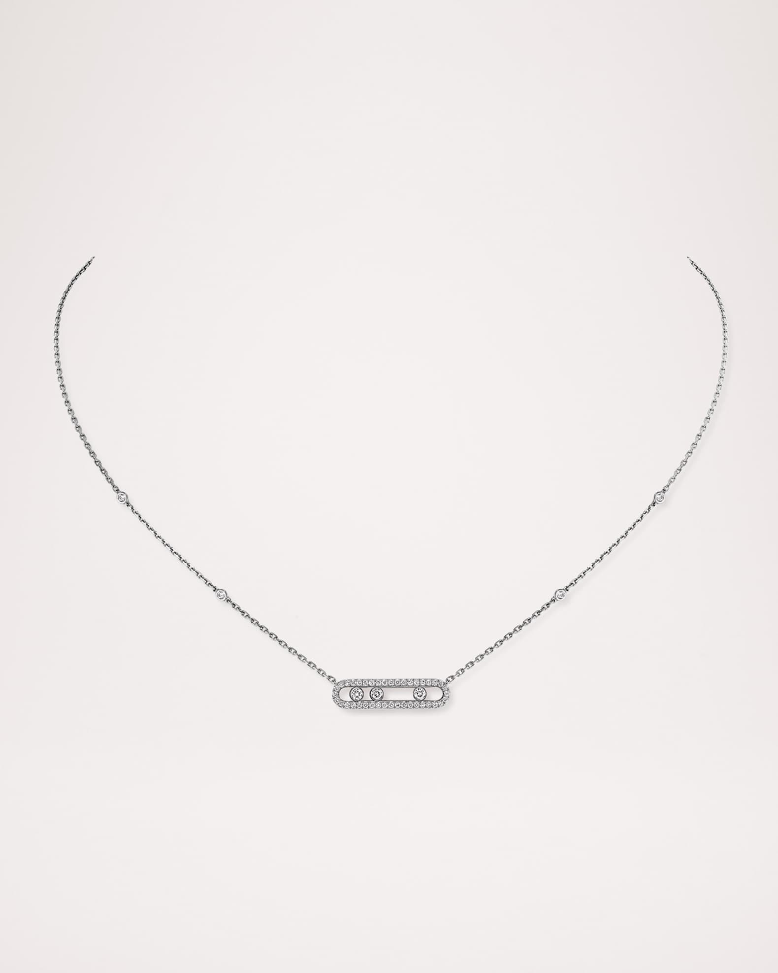 BABY MOVE PAVE DIAMOND NECKLACE 0