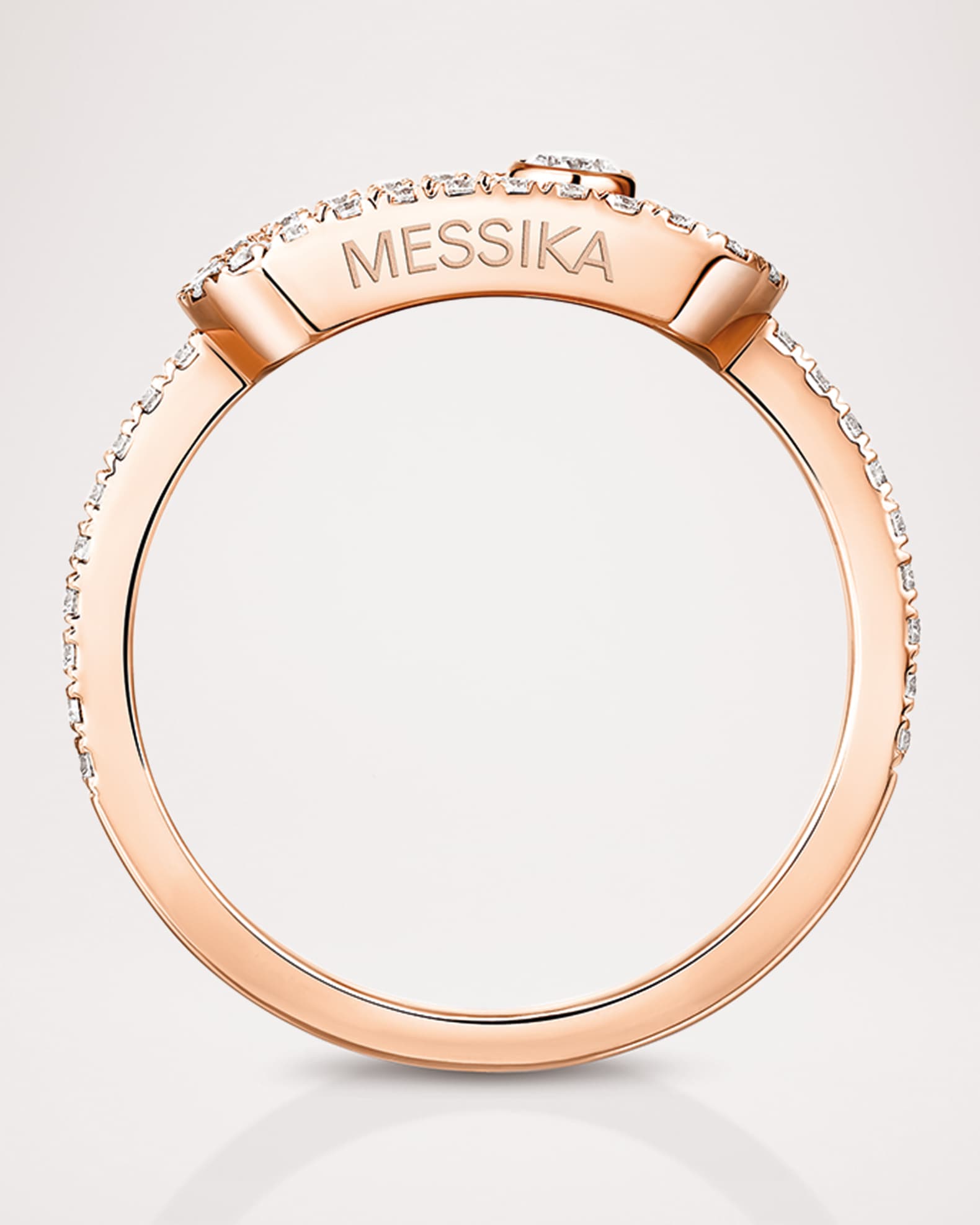Move Uno 18K Rose Gold Diamond Ring 1