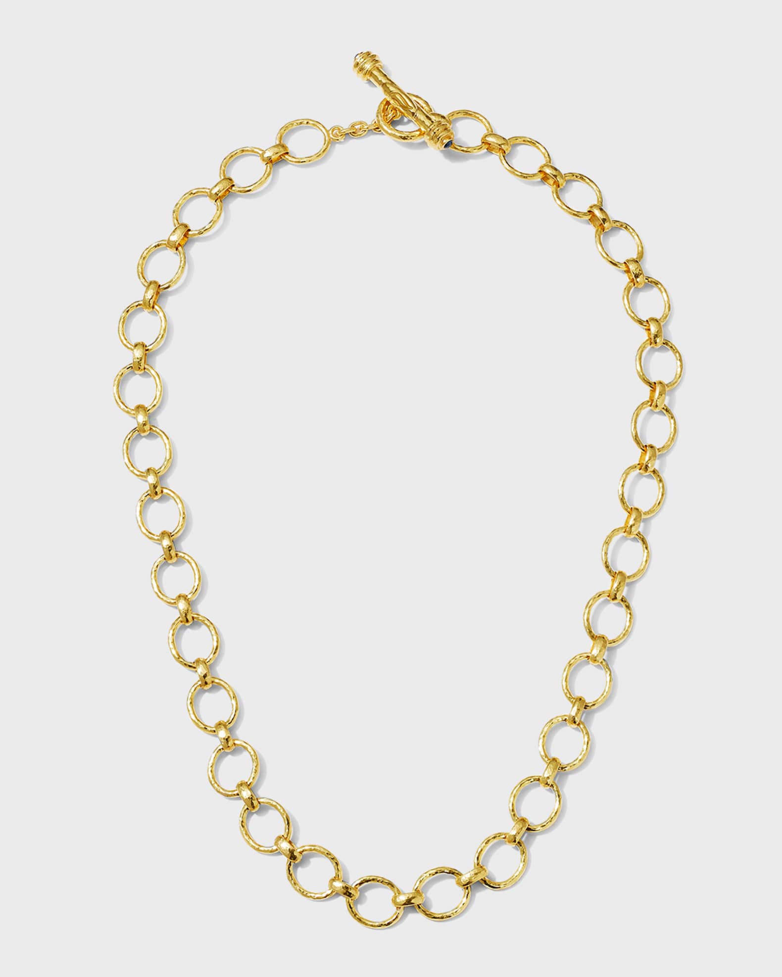 Positano Link Necklace W Stone Tog 0