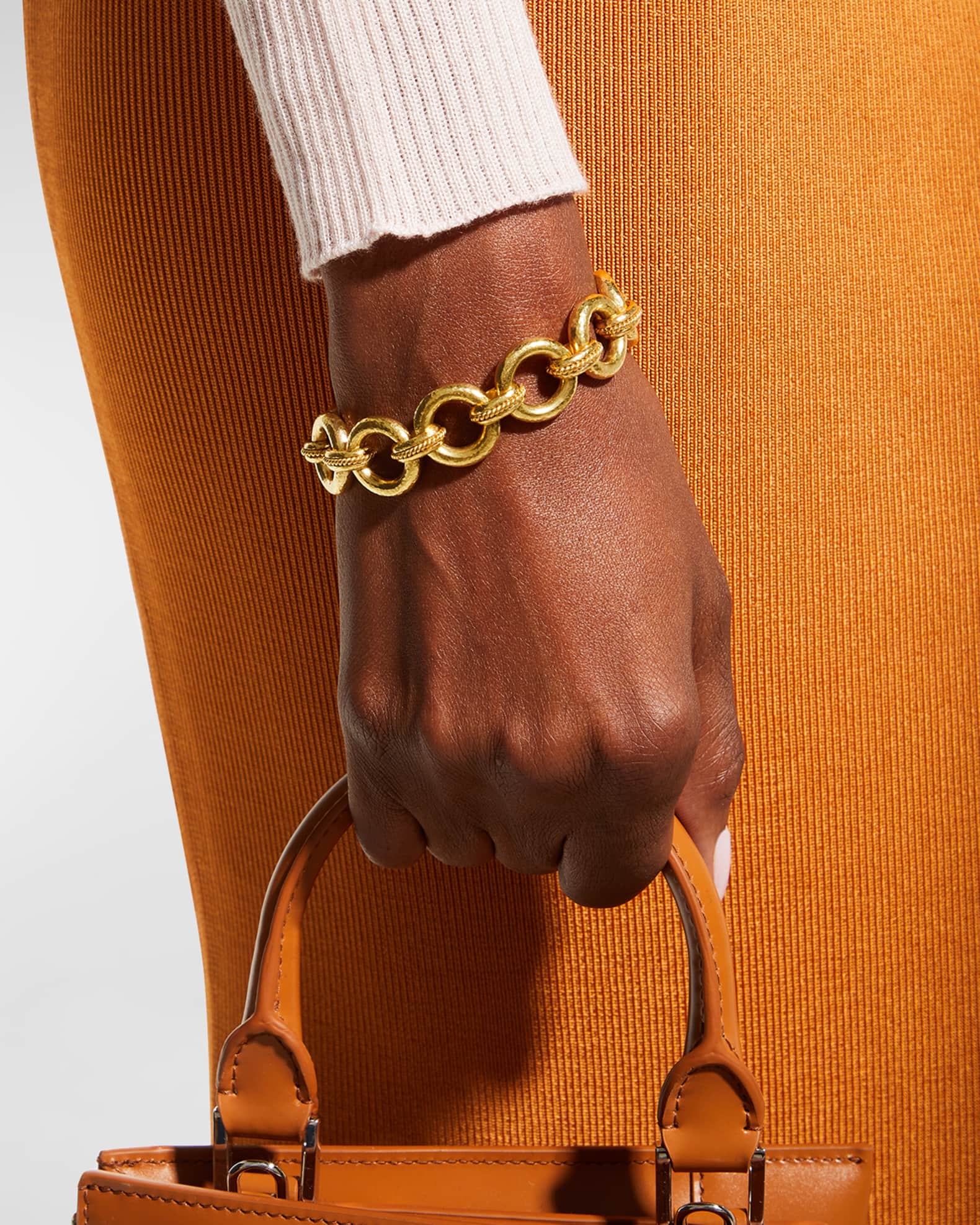 Ravenna Link Bracelet with Hidden Clasp 1