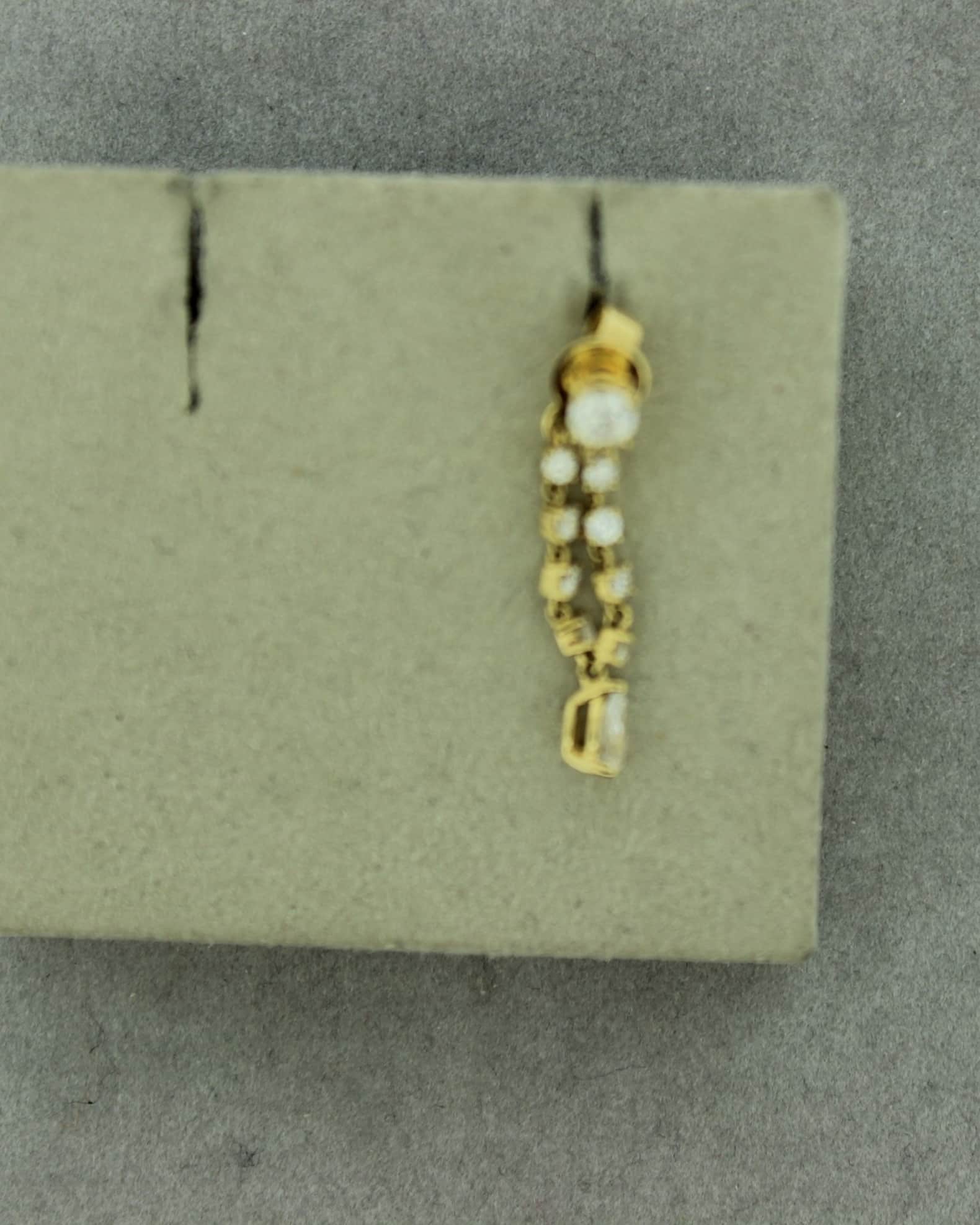 Anita Ko 18kt gold and diamond loop earrings